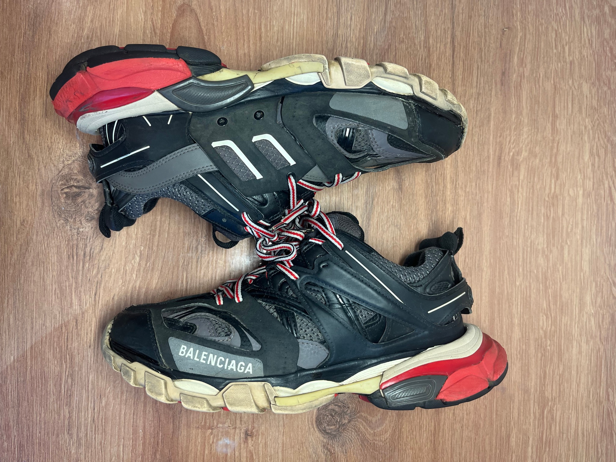Balenciaga  Track 1 Trainer Black Red, миниатюра 8