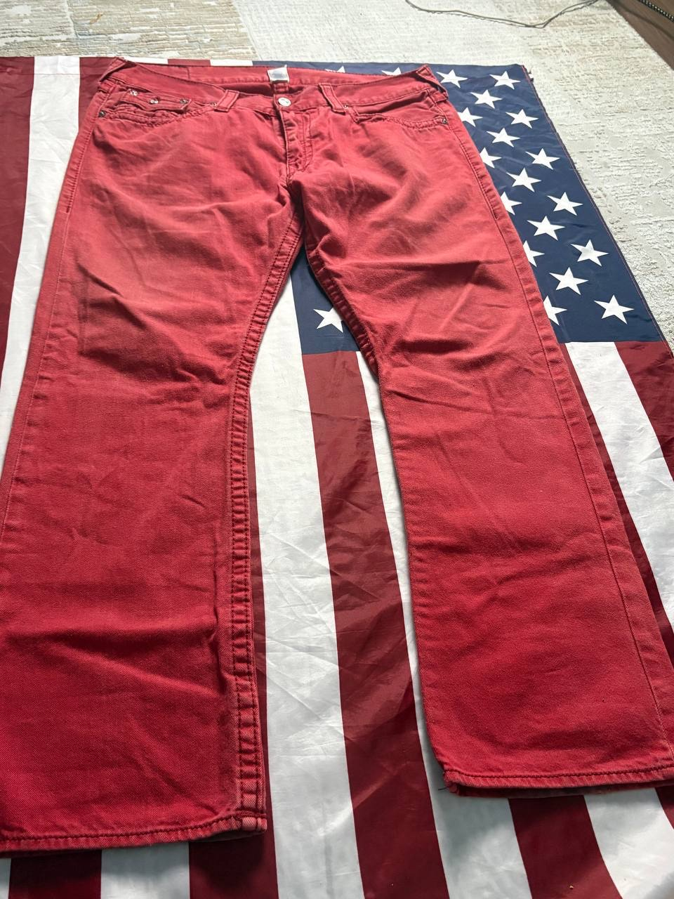 True Religion red straight OG, миниатюра 3