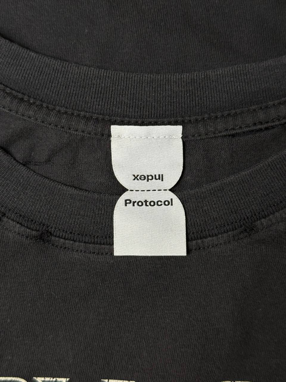 Protocol Index BLACKLIST Washed Black T-shirt, миниатюра 6