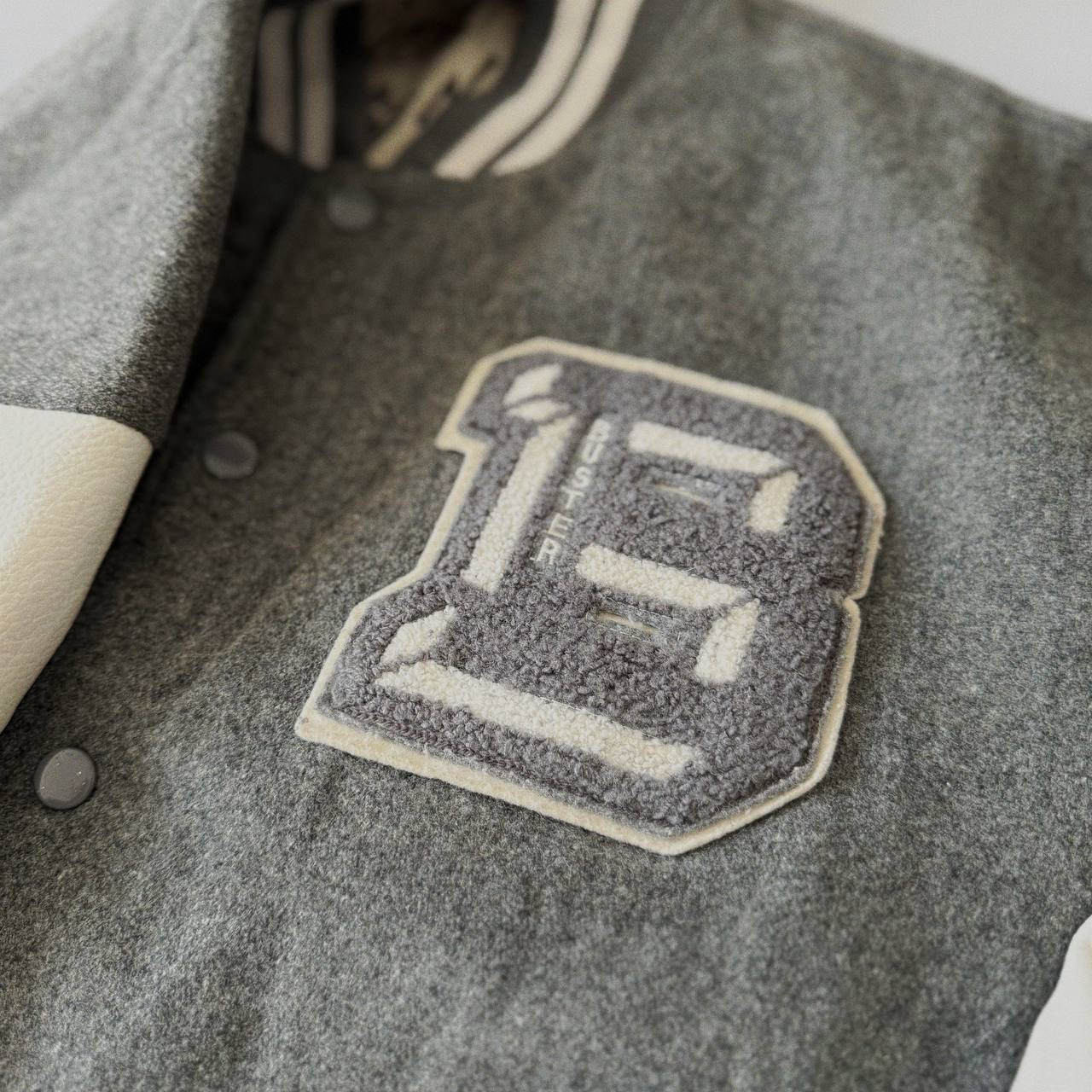 BUSTER 1990-2000s Vintage Varsity Bomber Jacket, миниатюра 4
