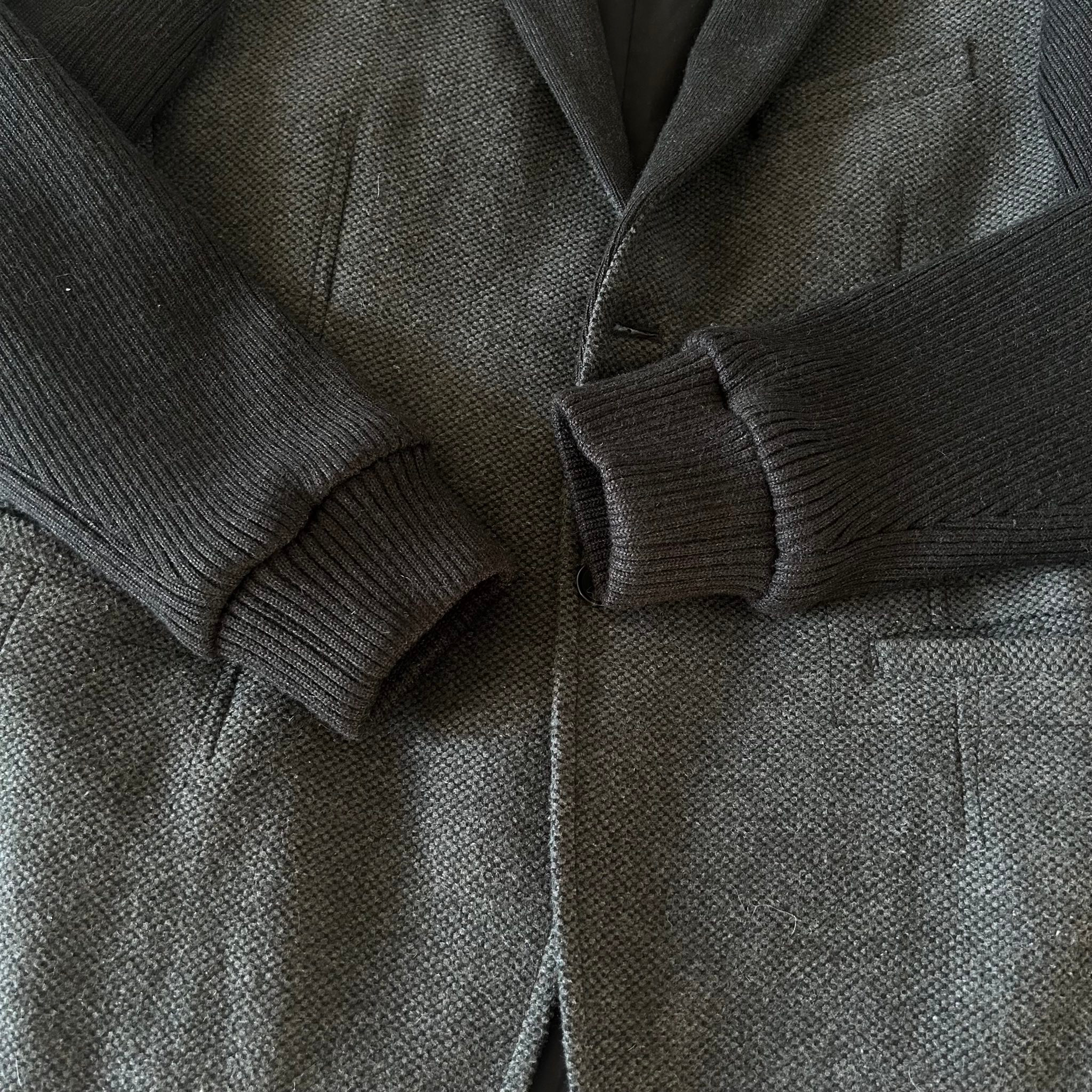 Dolce & Gabbana 00’s Wool Blazer vintage archive knit sleave, миниатюра 7