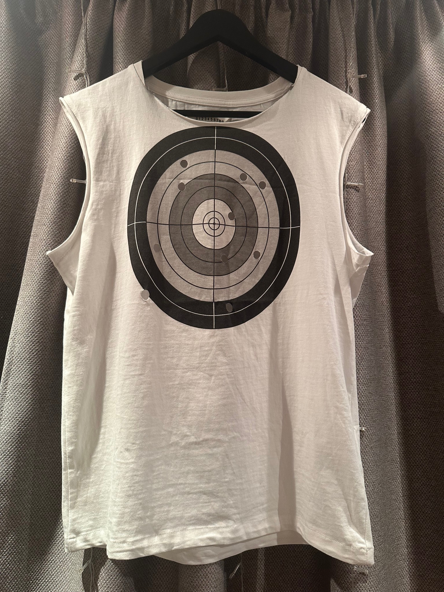 Maison Margiela target practice tank top, миниатюра 1