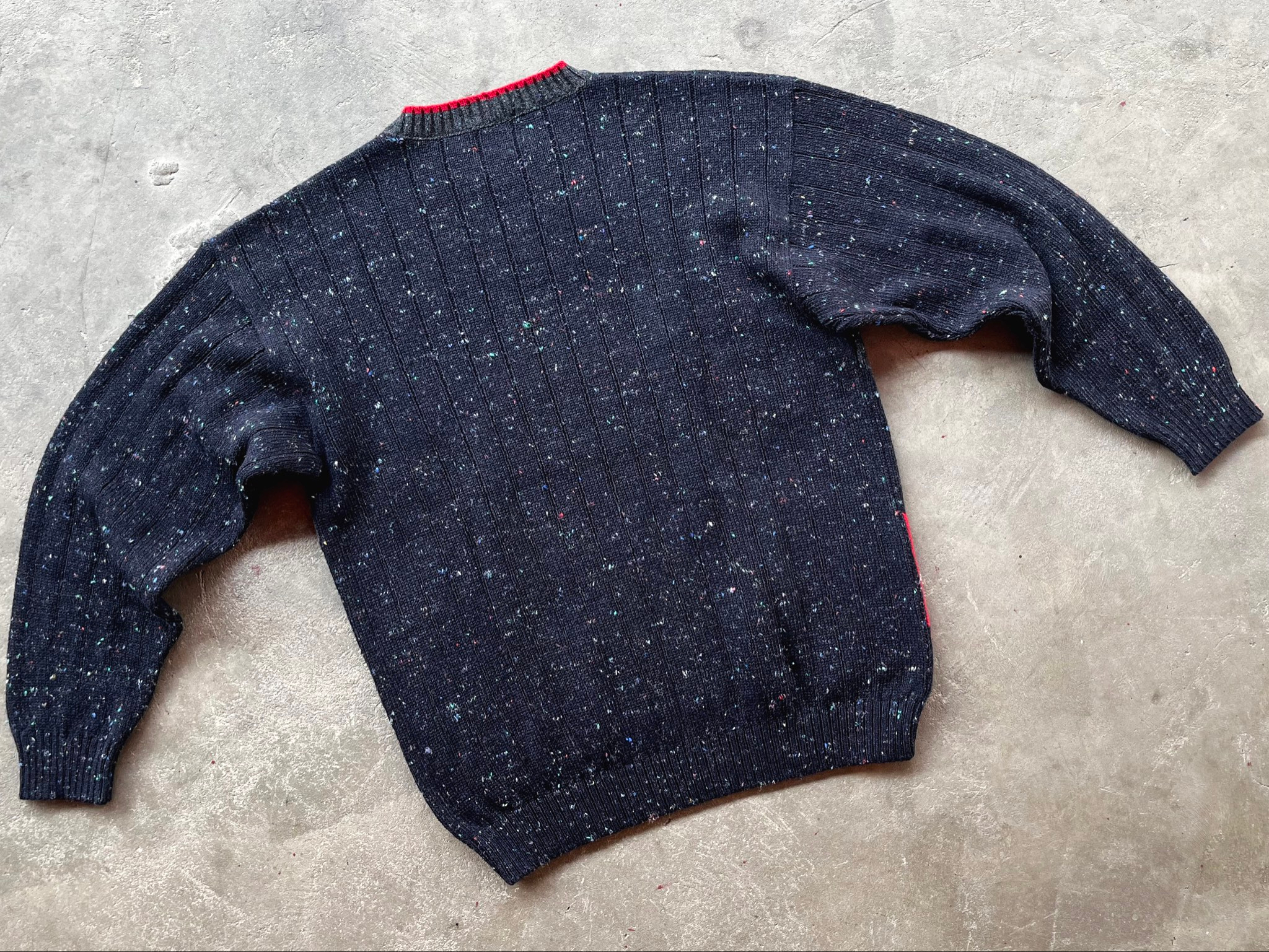 Iceberg Spellout Speckled Knit Sweater, миниатюра 2