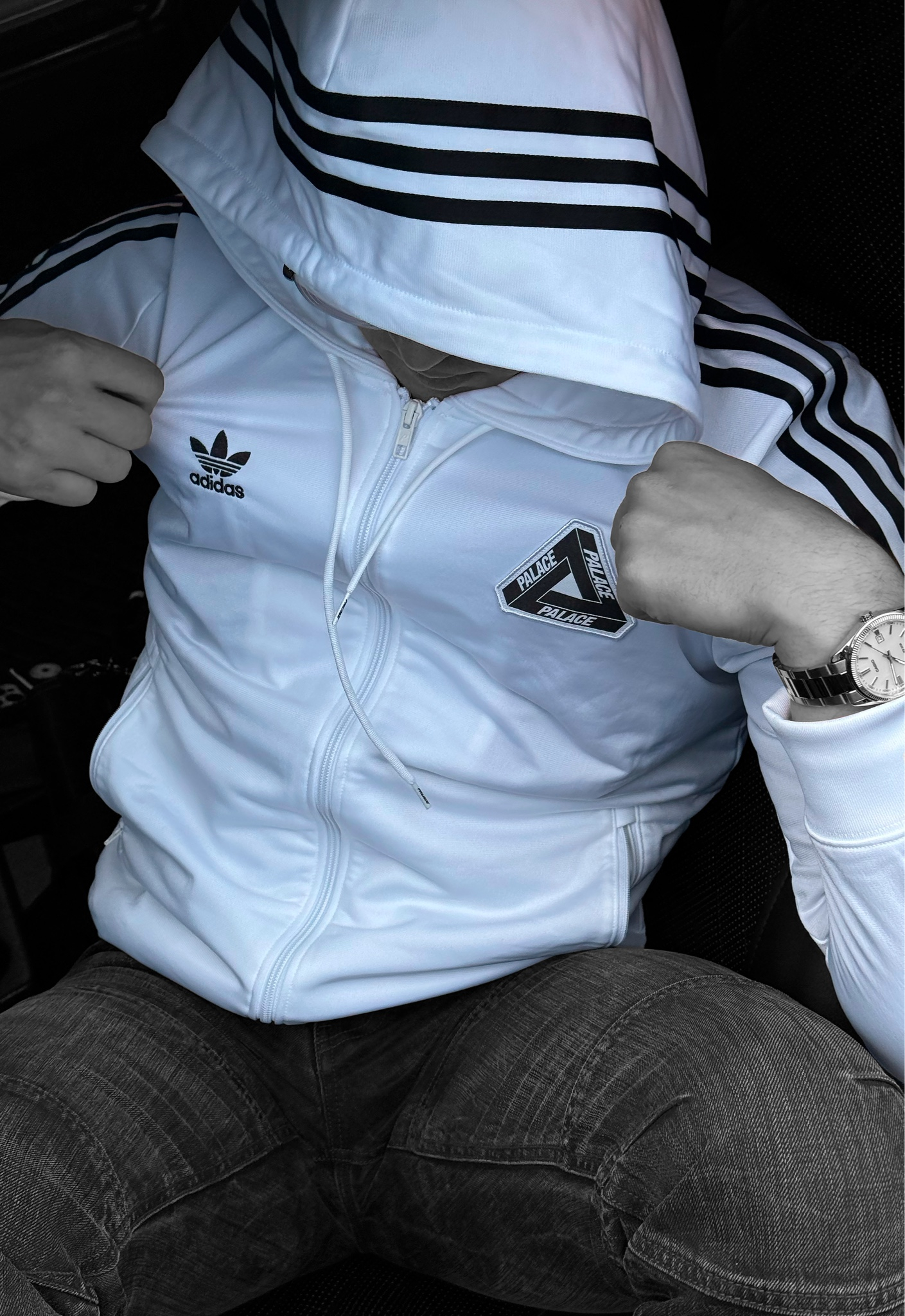 Palace x Adidas Hooded Firebird Track Jacket, миниатюра 7