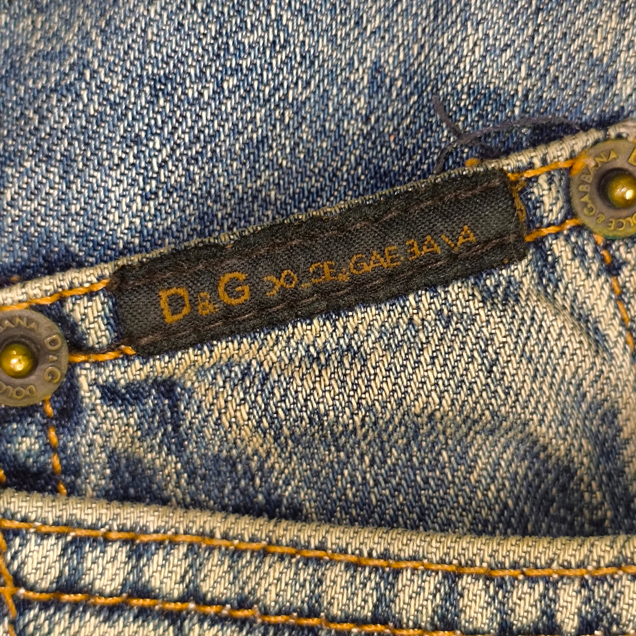 Dolce Gabbana 2000s washed jeans, миниатюра 4