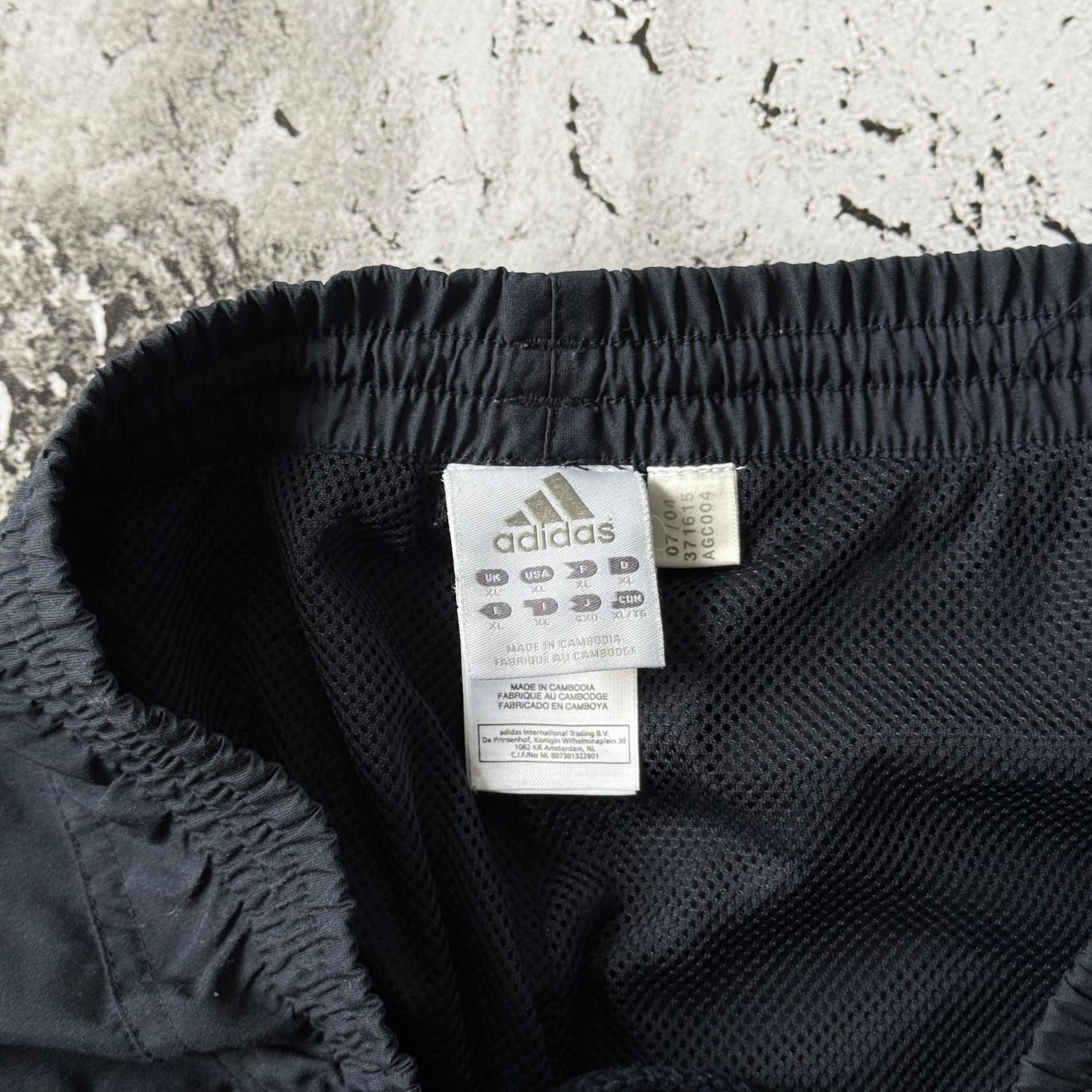 Adidas 2004 Vintage Nylon Baggy Pants, миниатюра 4