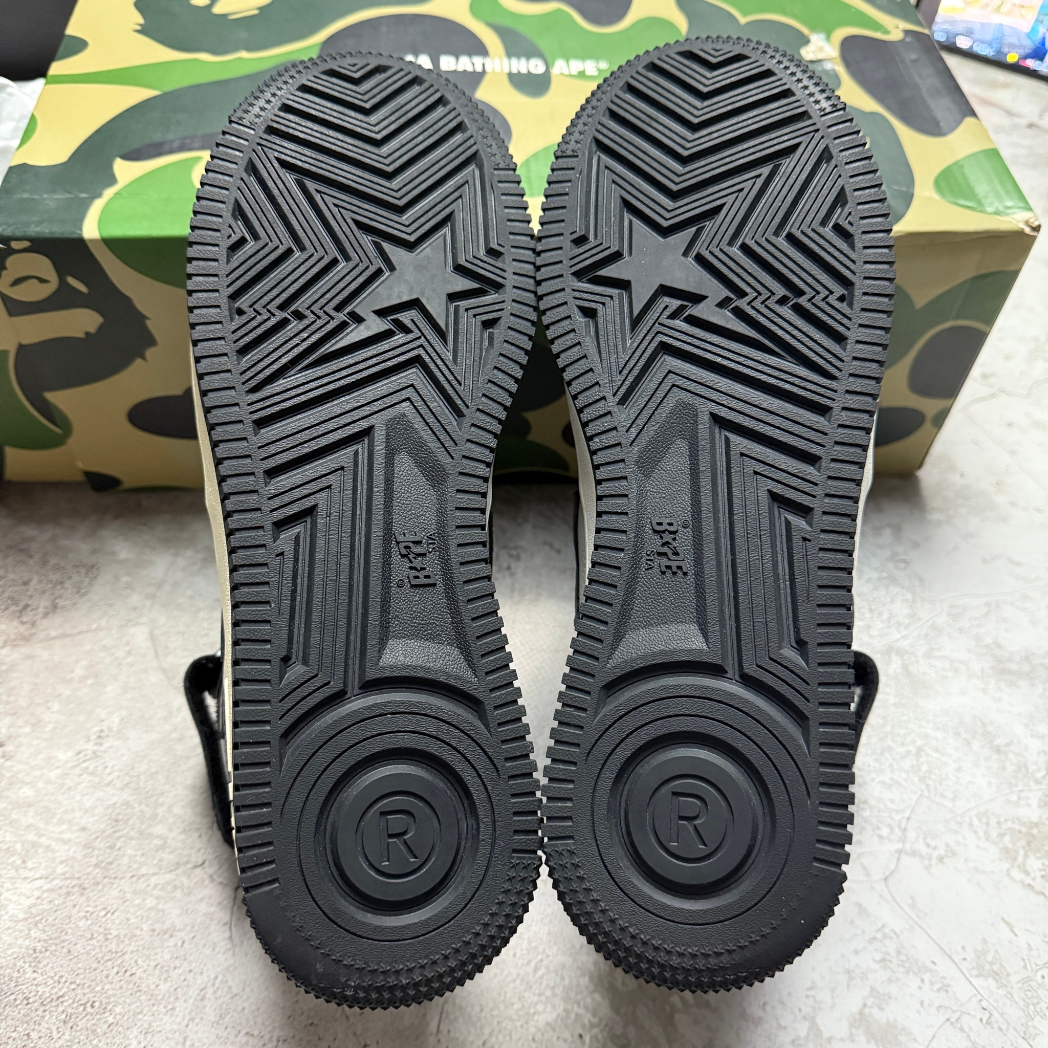 BAPE STA Mid White Black, миниатюра 6