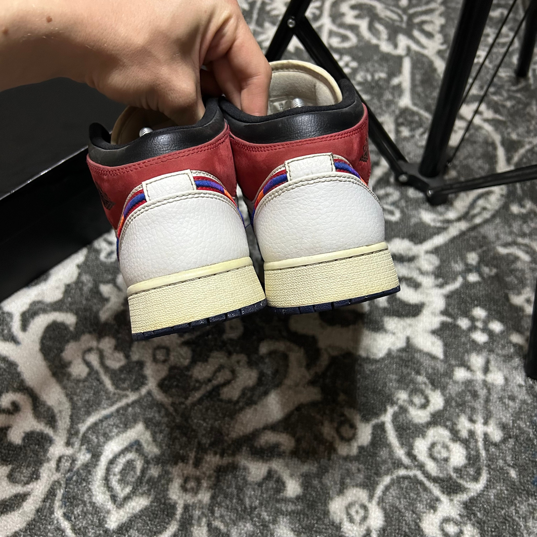 Nike x Air Jordan 1 Mid Мulti Cоlour Swоosh, миниатюра 4