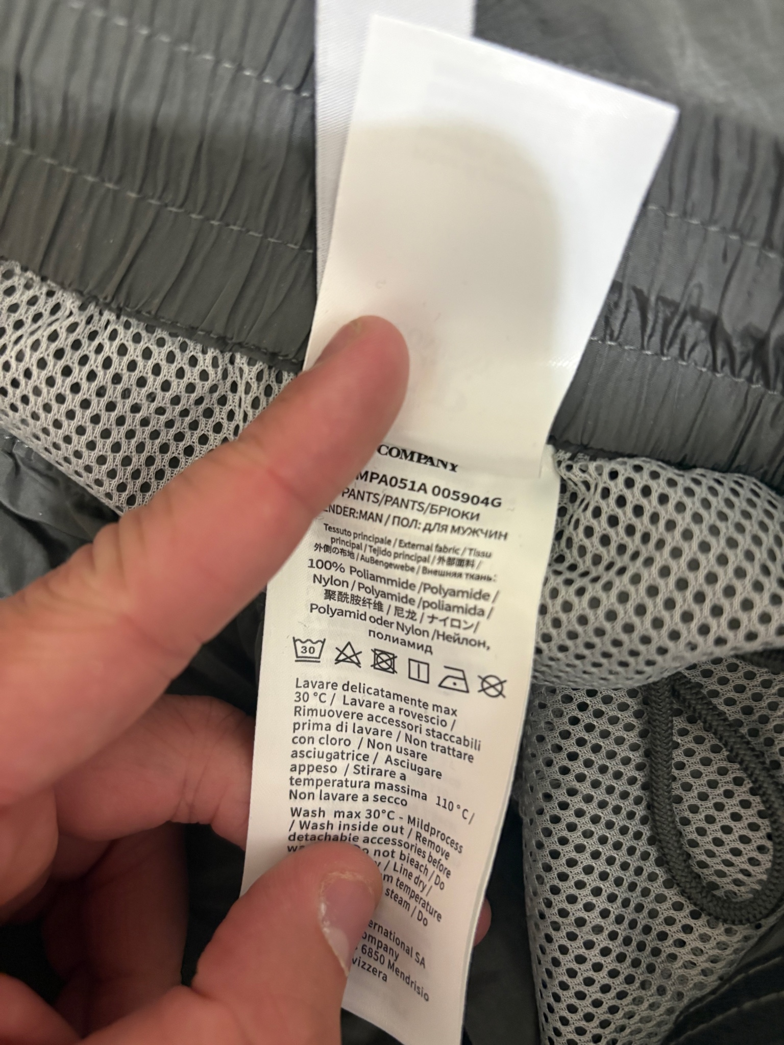 C.P. Company Chrome Fabric Cargo Pants (Loose Fit), миниатюра 6