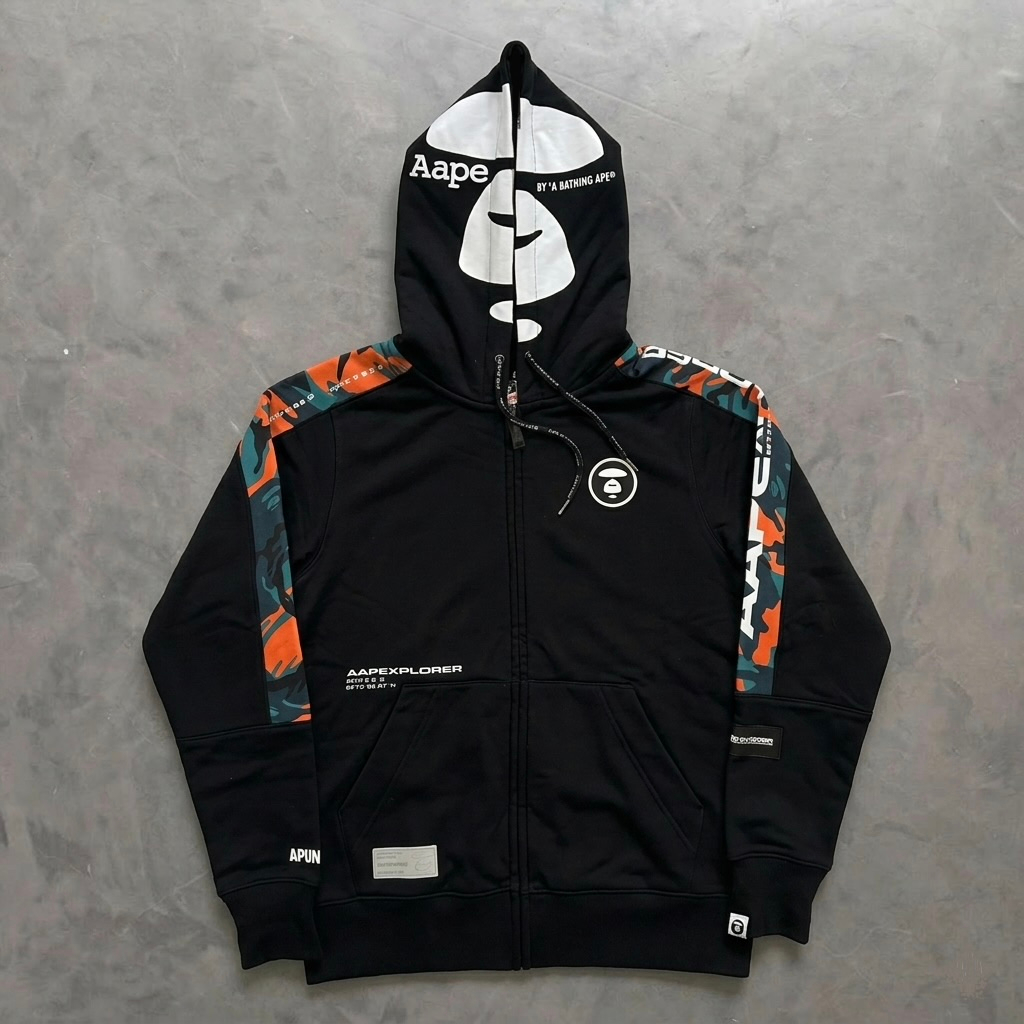 Aape Zip hoodie, миниатюра 1