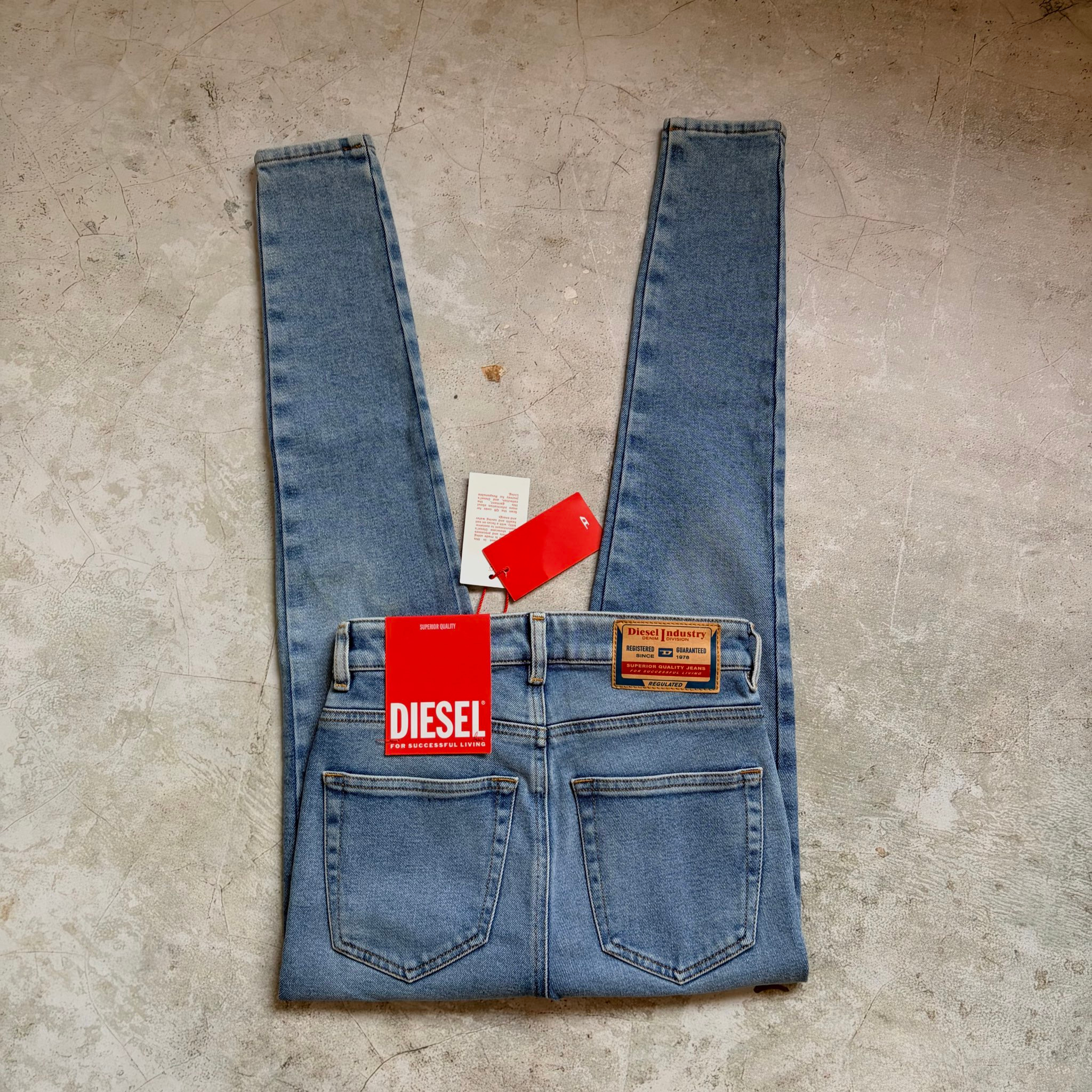 Diesel Slim blue jeans skinny, миниатюра 3