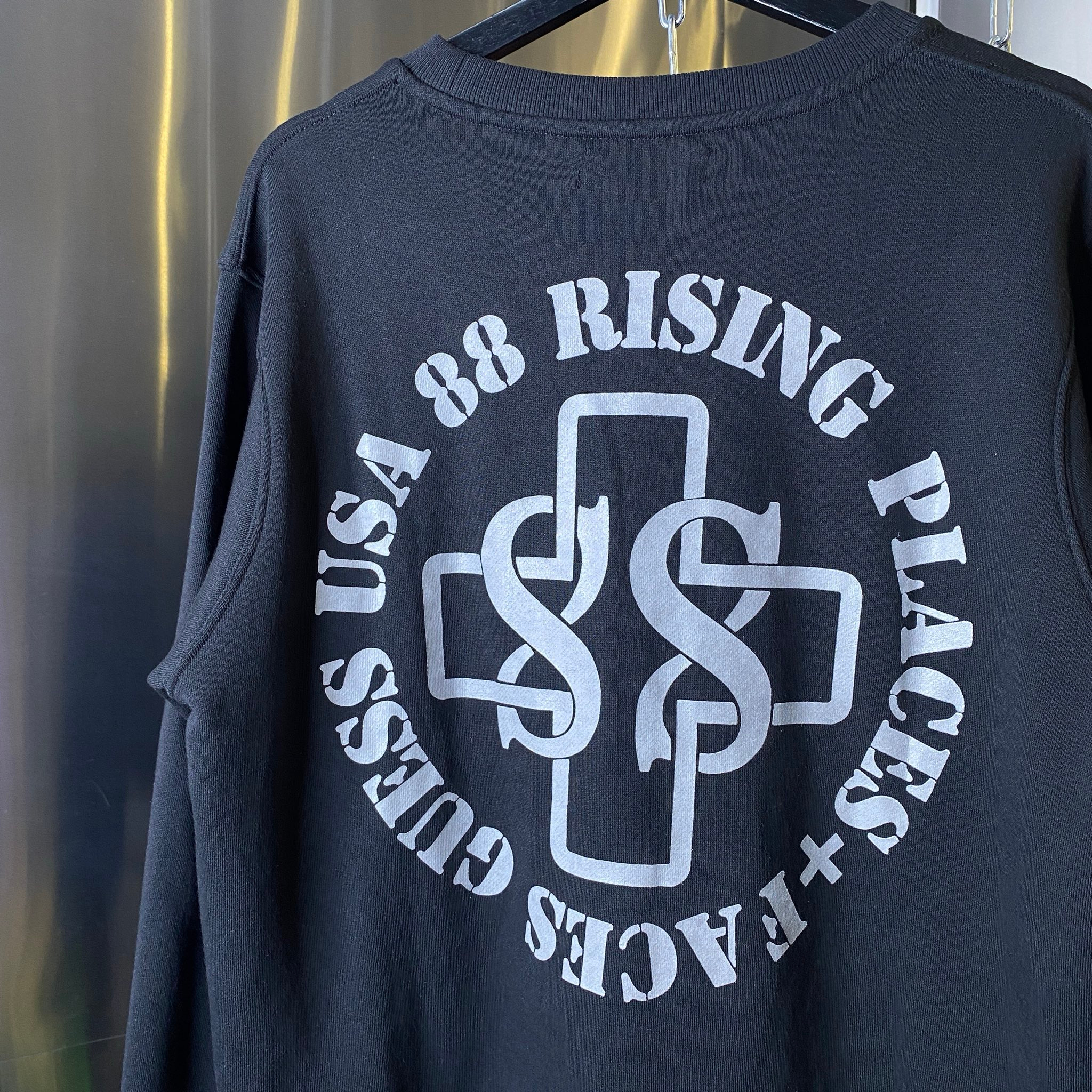 PLACES+FACES x GUESS x 88rising SWEATSHIRT BLACK ‘18, миниатюра 5