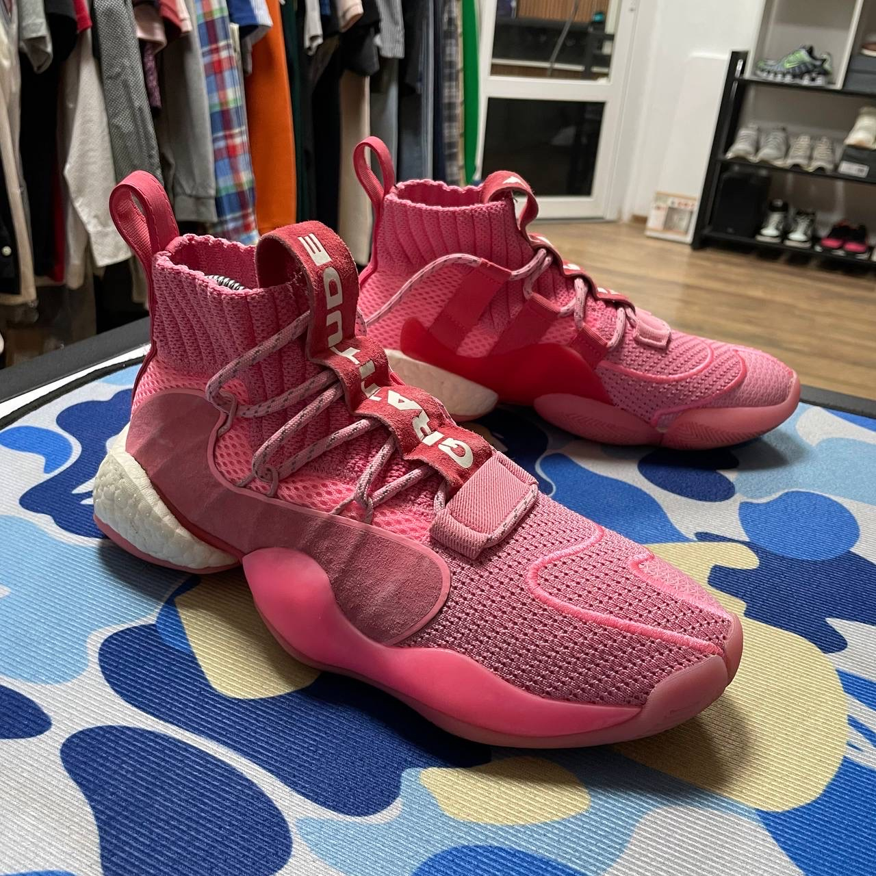 Adidas x Pharrell Crazy BYW X Hyper Pink, миниатюра 2