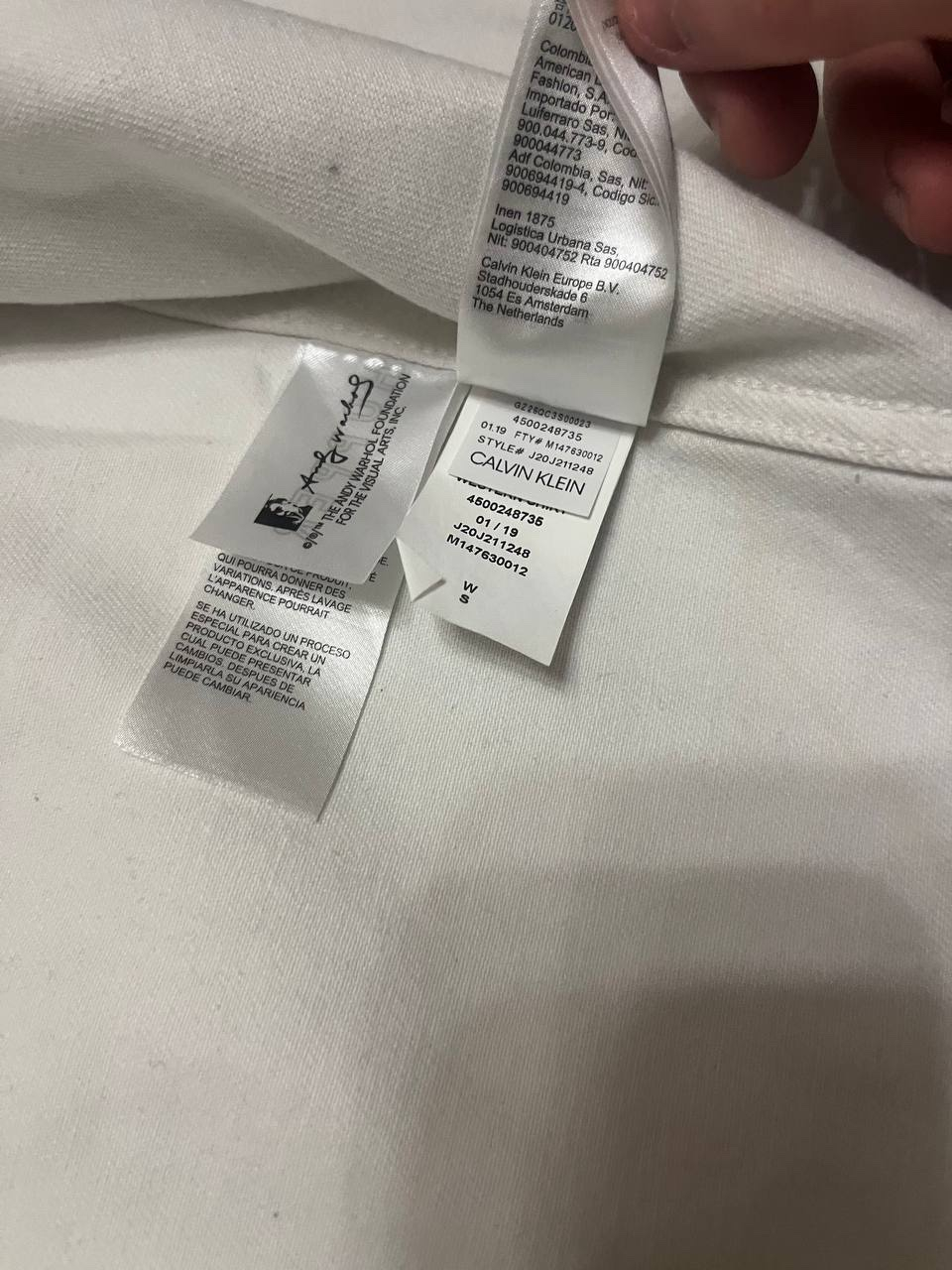 Raf Simons x Calvin Klein Foundation Western Distressed Denim Shirt, миниатюра 6