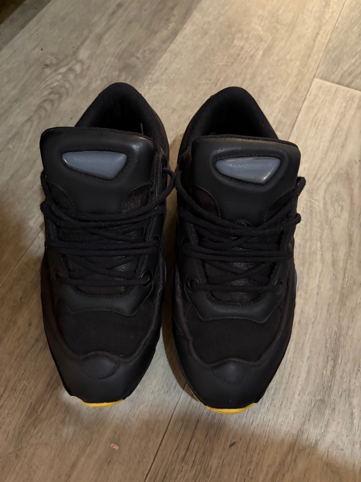 Adidas x Raf Simons Ozweego 3 Black/Corn Кроссовки, миниатюра 3