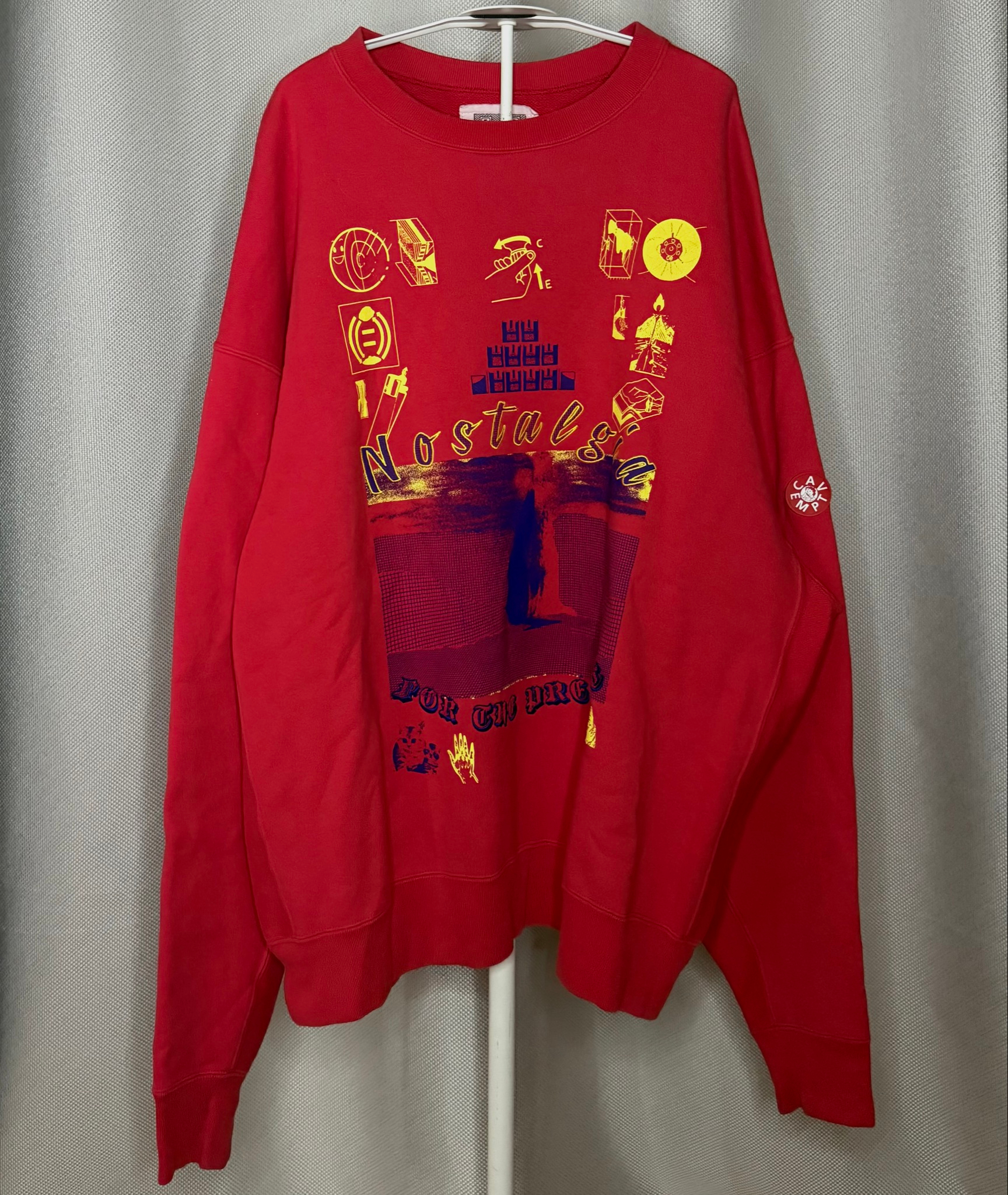 Cav Empt Свитшот красный, миниатюра 1