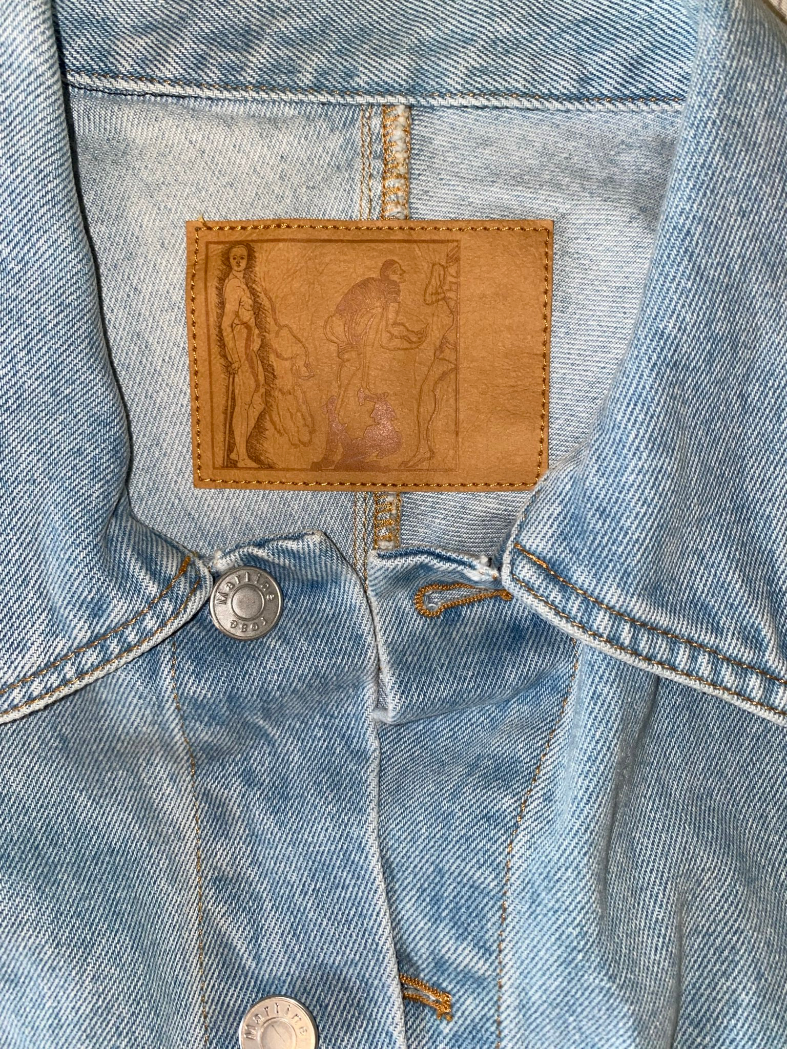 Martine Rose Oversized denim jacket, миниатюра 3