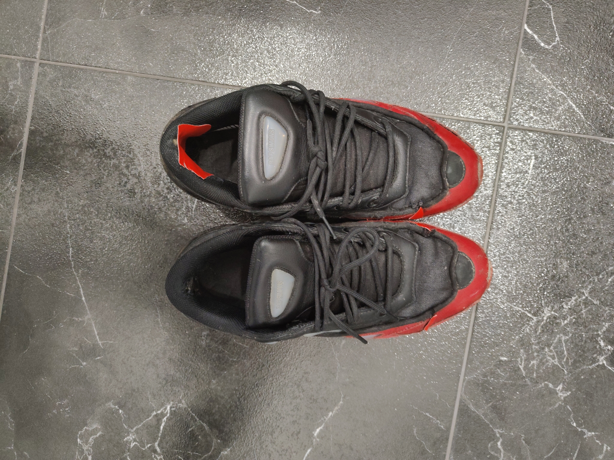 Adidas x raf Simons Ozweego 3 scarlet, миниатюра 3
