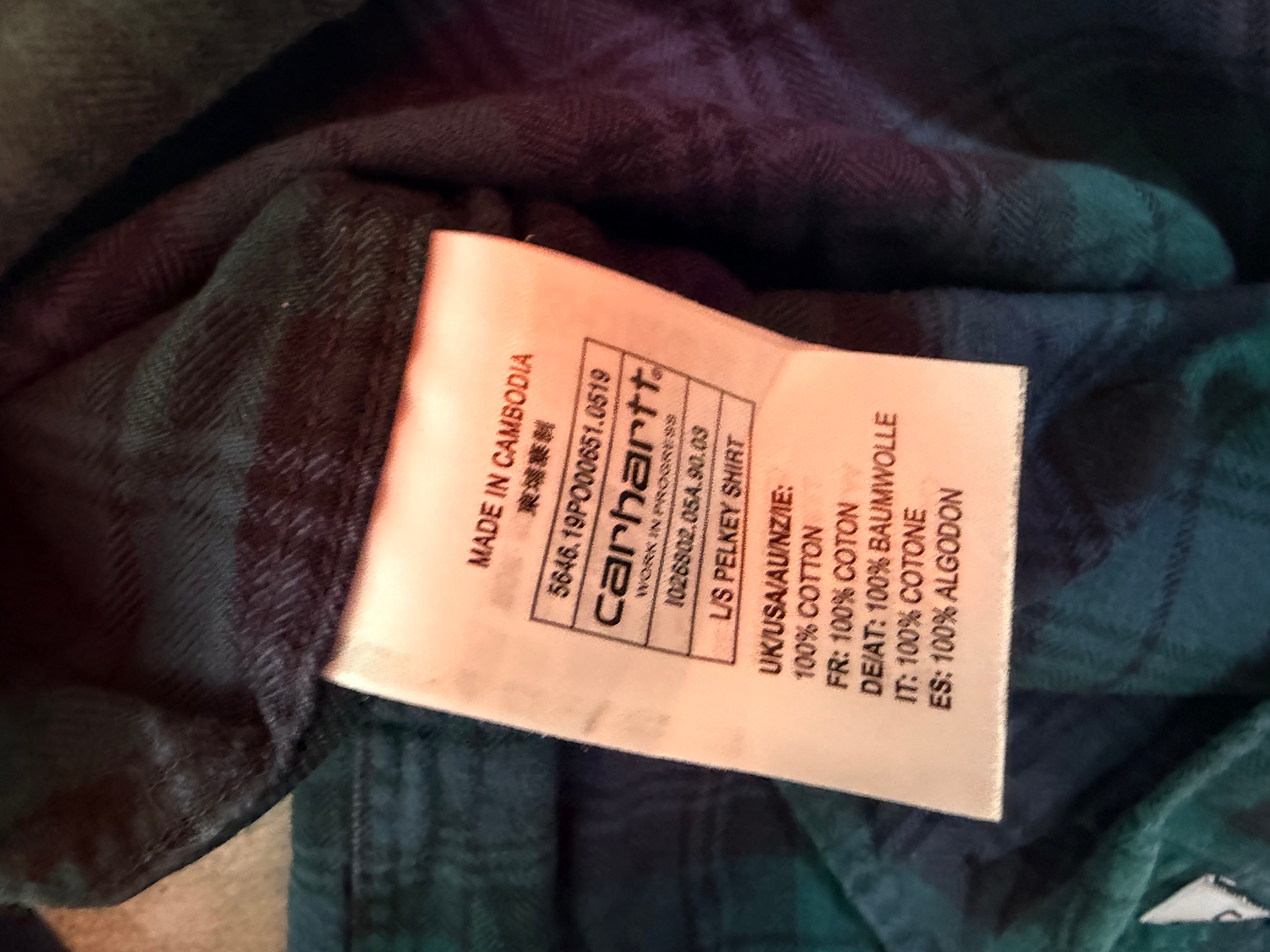 Carhartt WIP Pelkey shirt, миниатюра 8