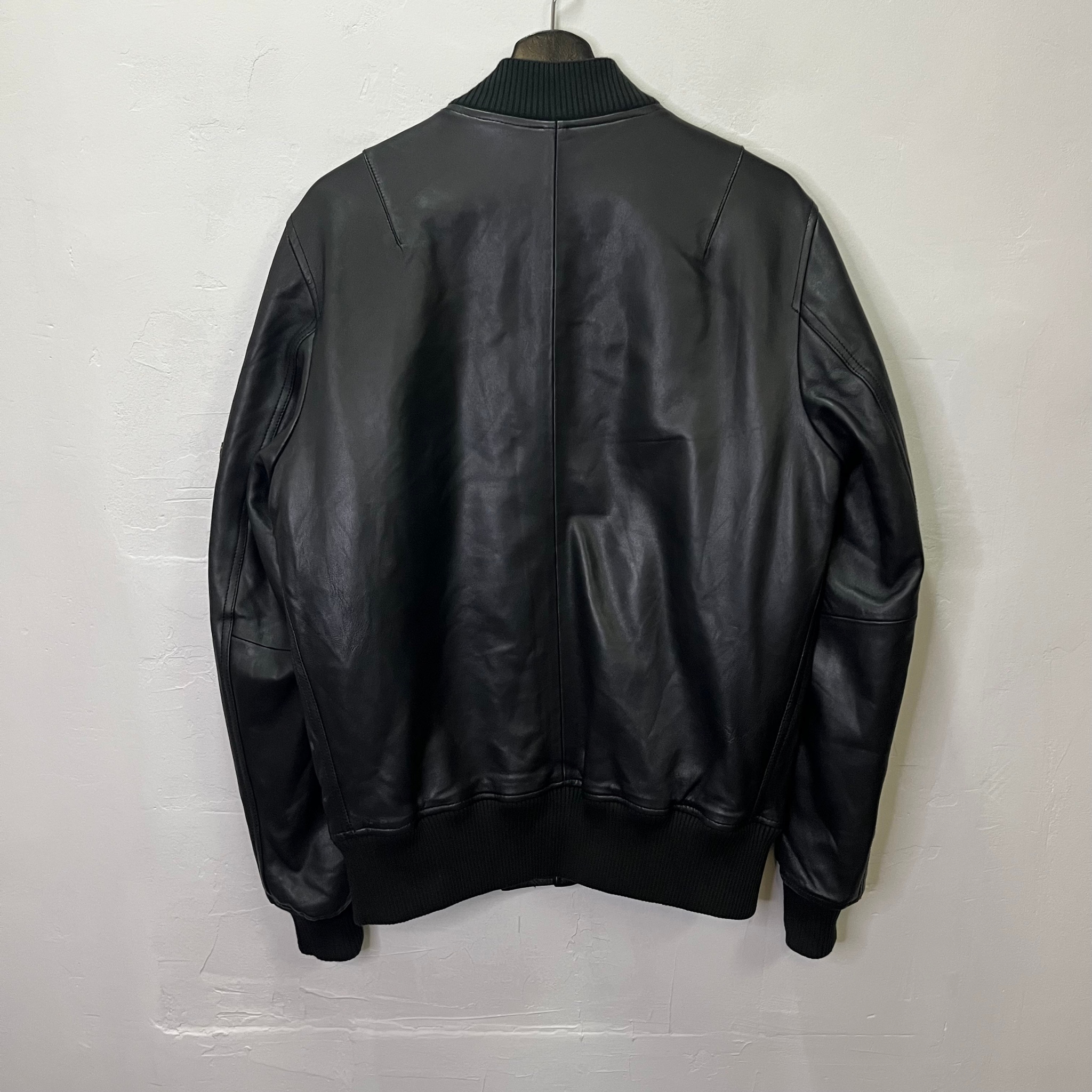 Alpha Industries Leather MA-1 Bomber Jacket, миниатюра 2