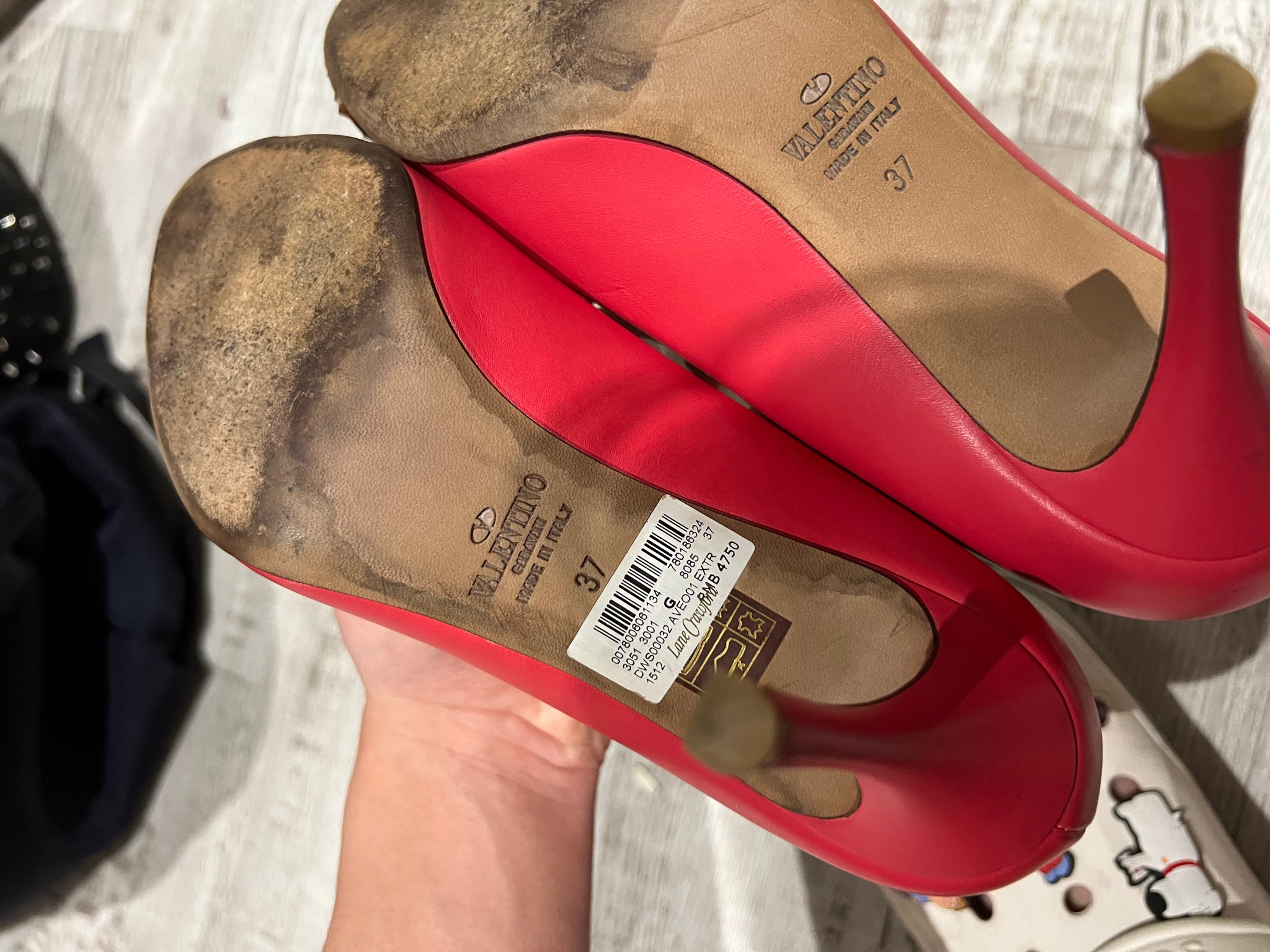 Valentino Rockstud Cap-Toe Pumps, миниатюра 5
