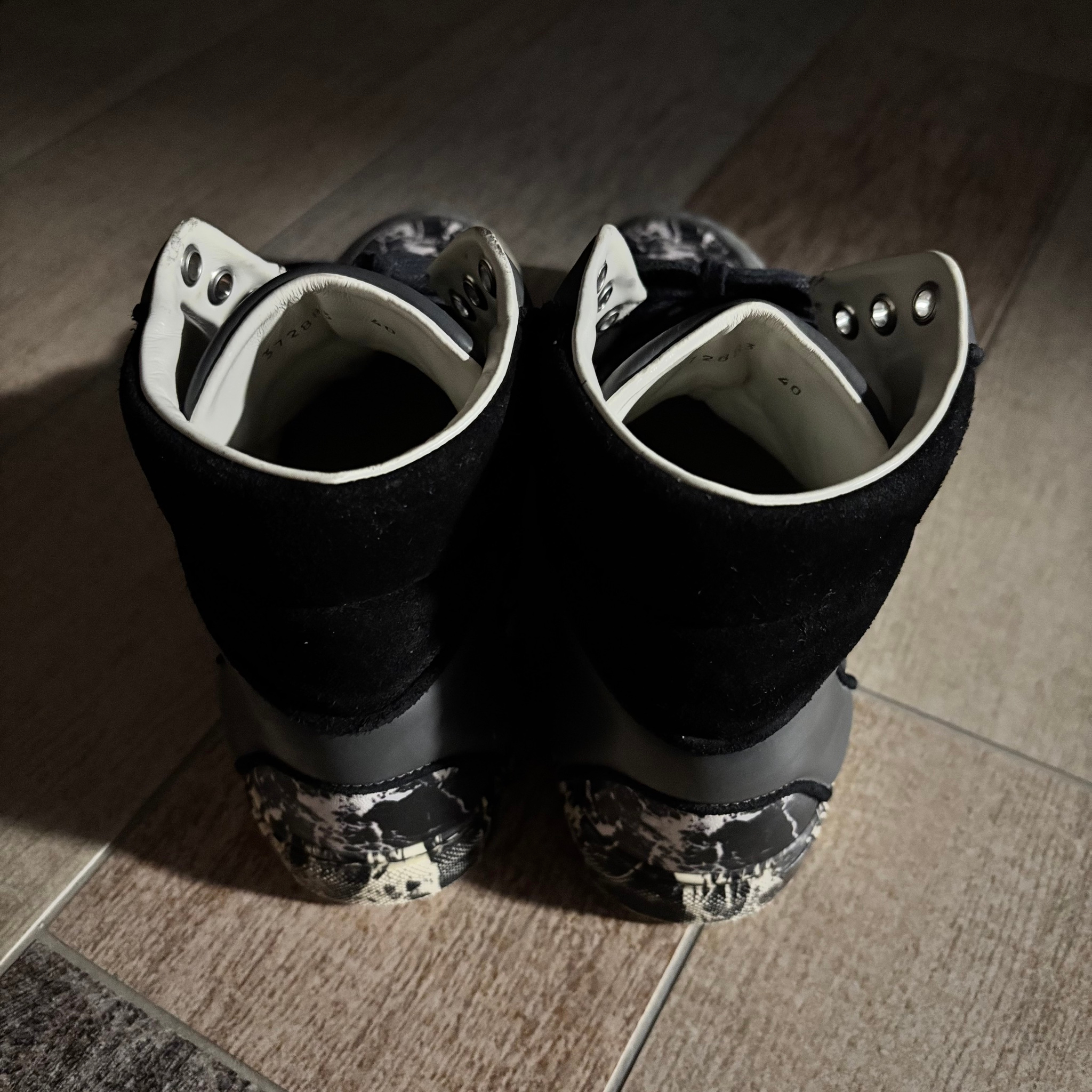 Balenciaga Marble-Effect High-Top Sneakers, миниатюра 2