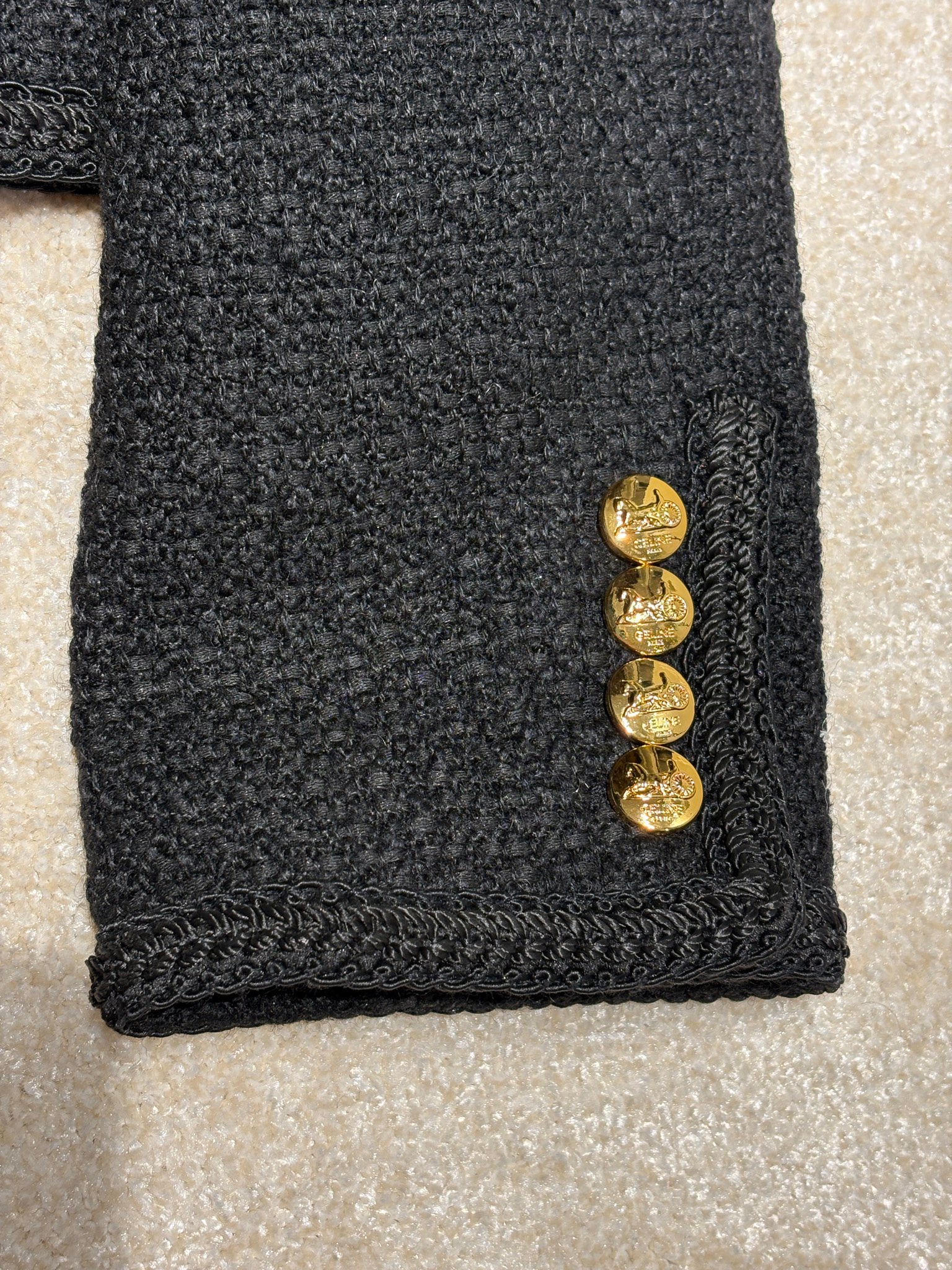 Celine Chasseur Jacket In Boucle Tweed, миниатюра 6
