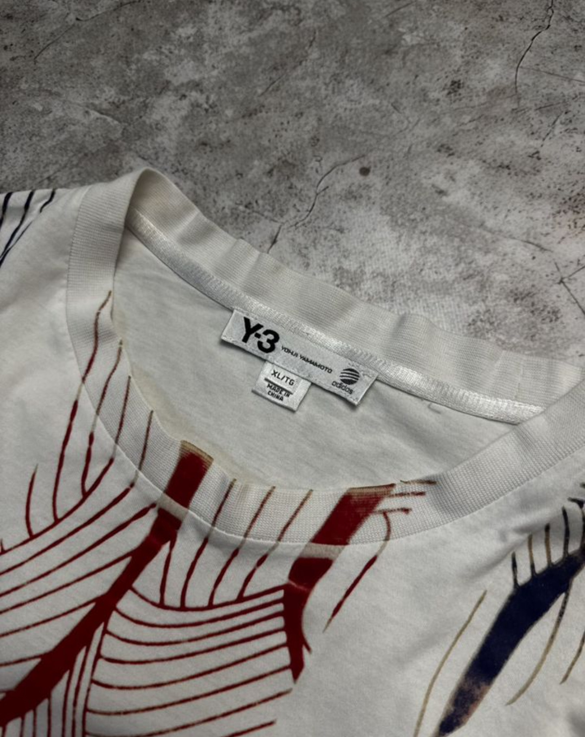 Yohji Yamamoto X Adidas Crop tee shirt, миниатюра 3