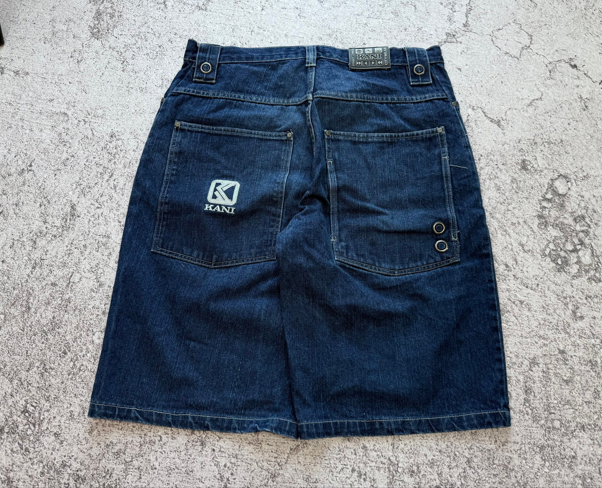 Karl Kani Vintage Rap Denim Shorts, миниатюра 1