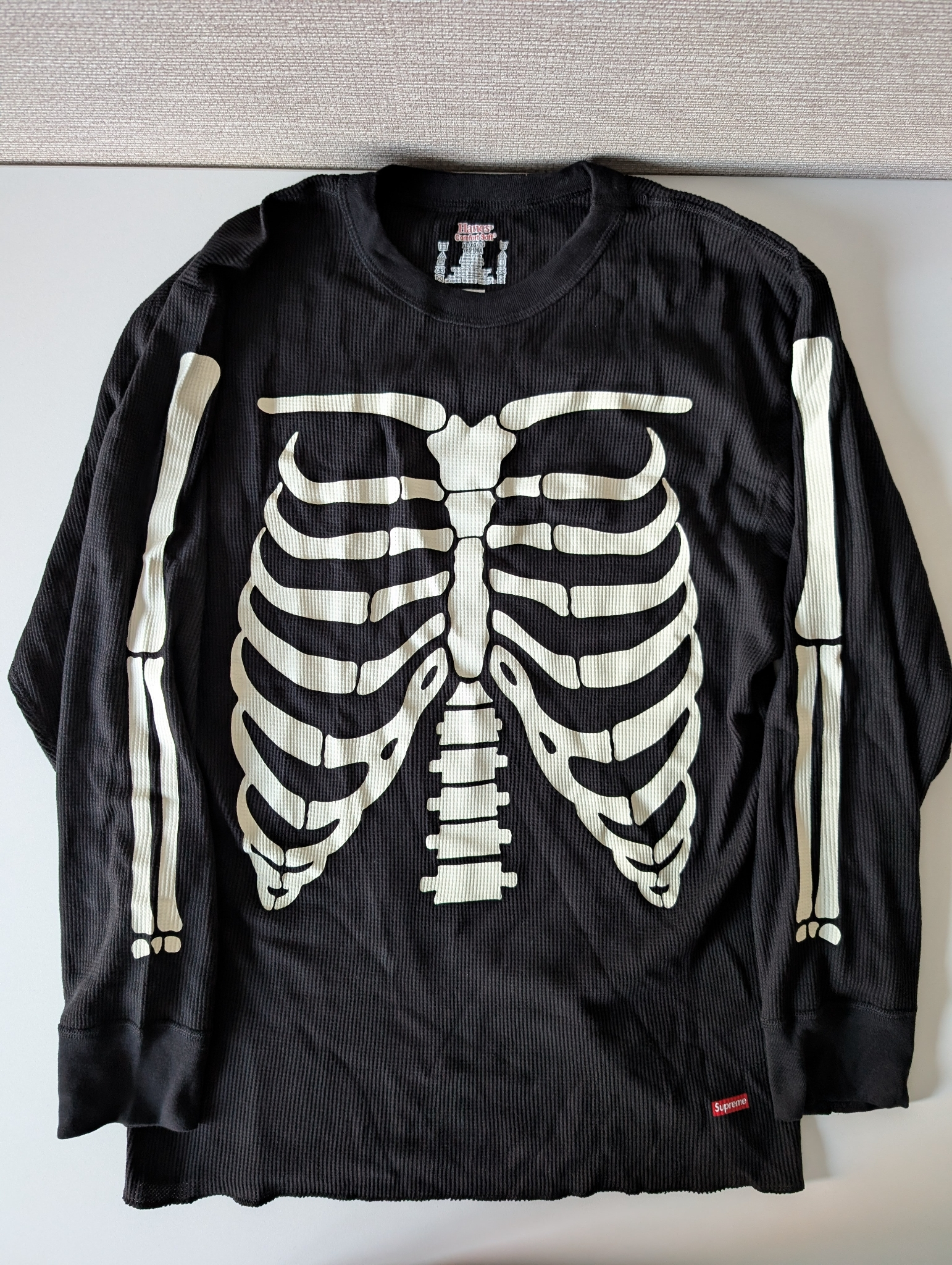Supreme x Hanes Bones Thermal Crew, миниатюра 1