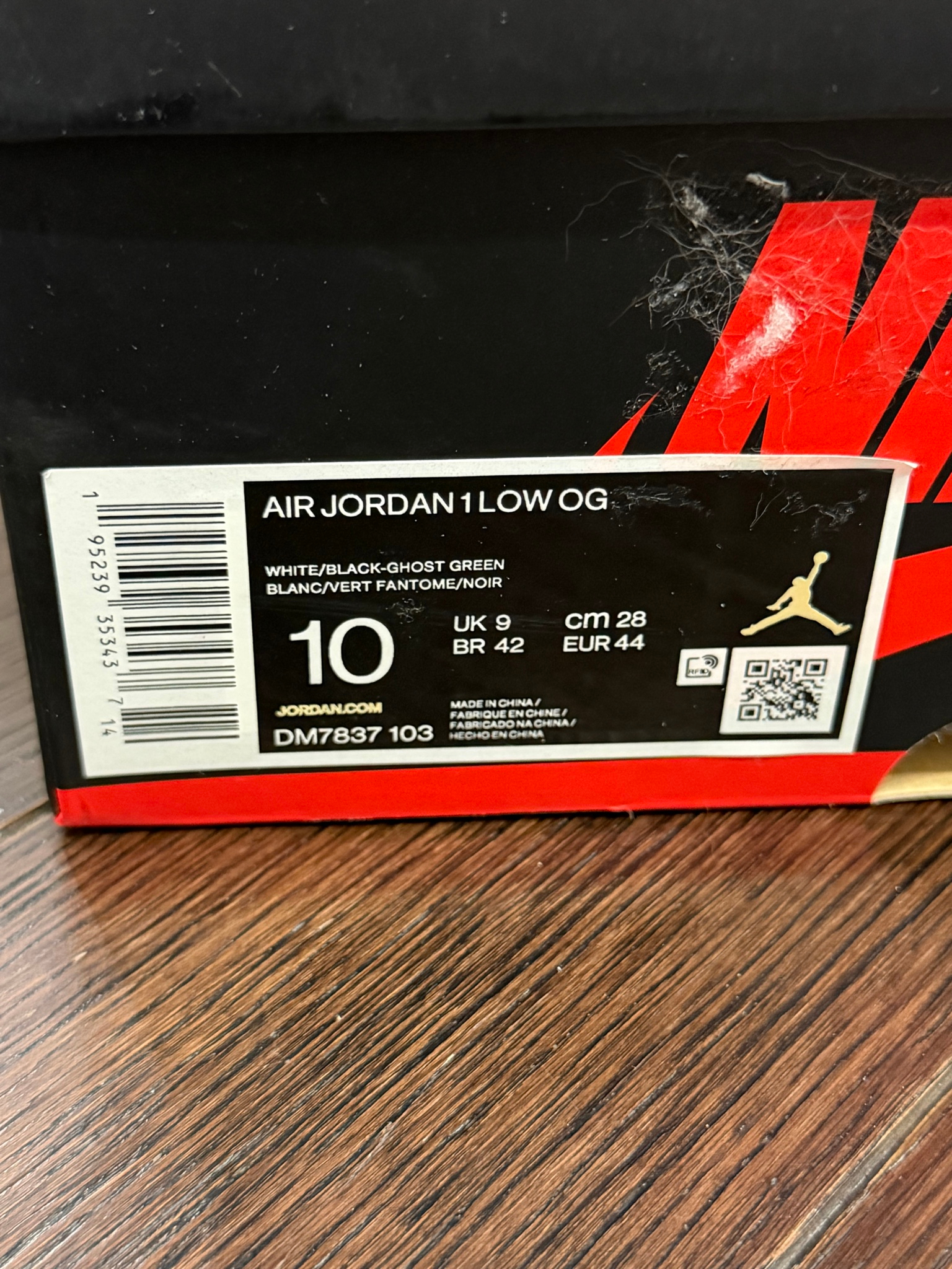 Nike x Air Jordan Air Jordan 1 OG Low Ghost Green, миниатюра 5