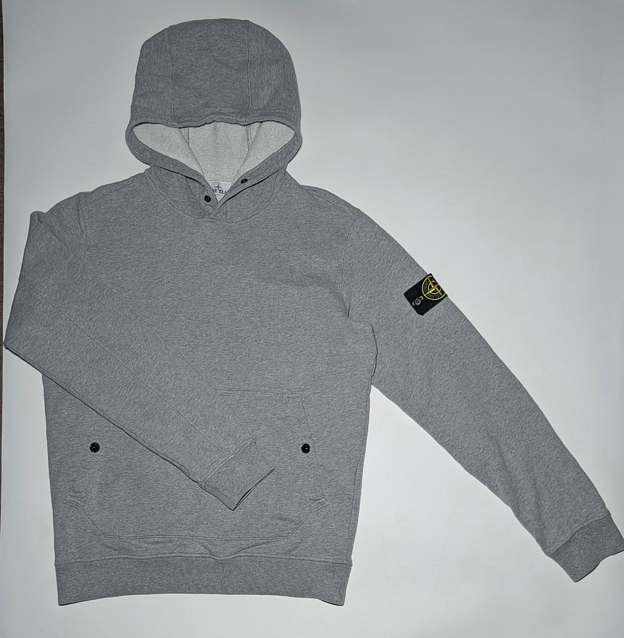 Stone Island Logo Patch Hoodie, миниатюра 1