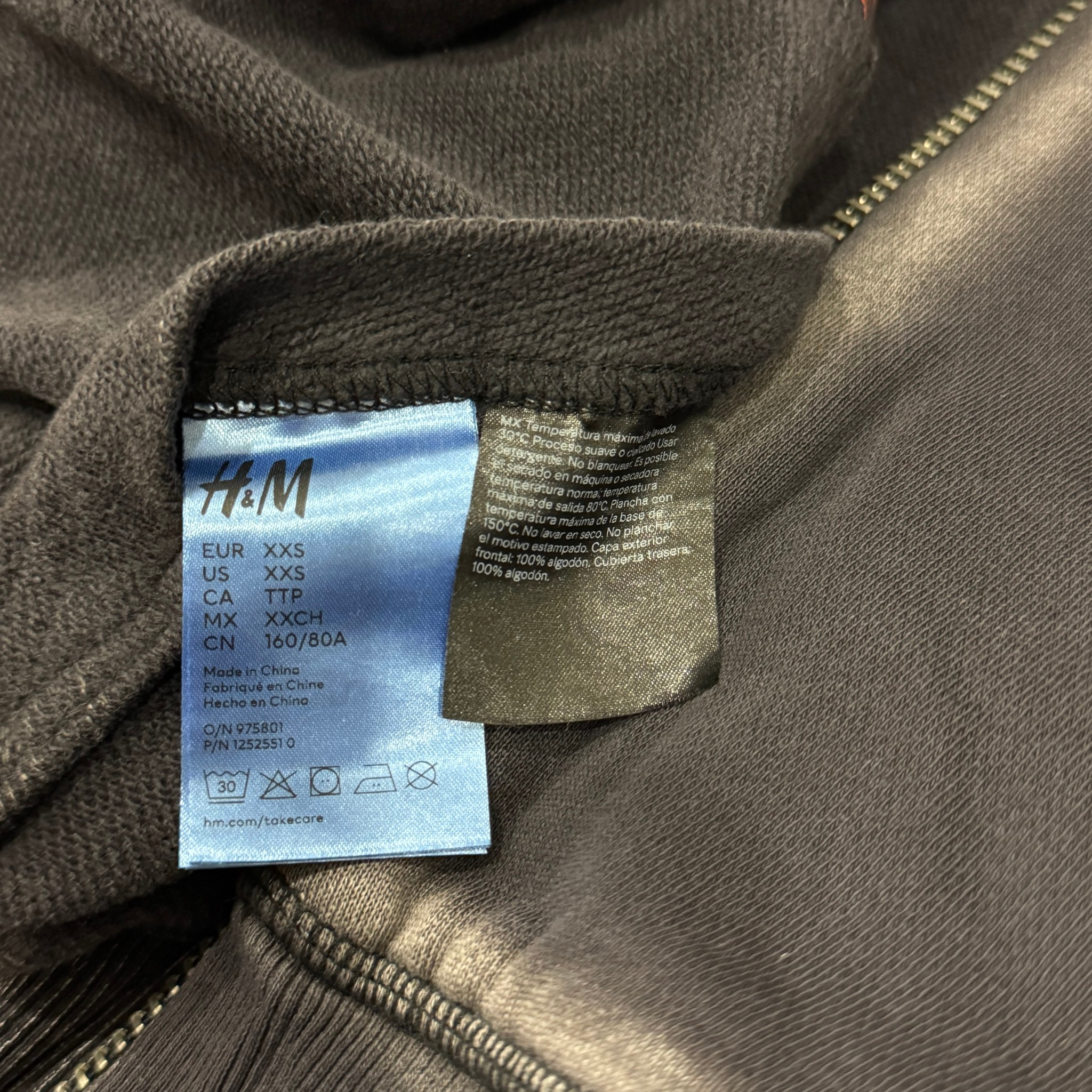 Heron Preston x H&M reversible zip-though hoodie, миниатюра 5