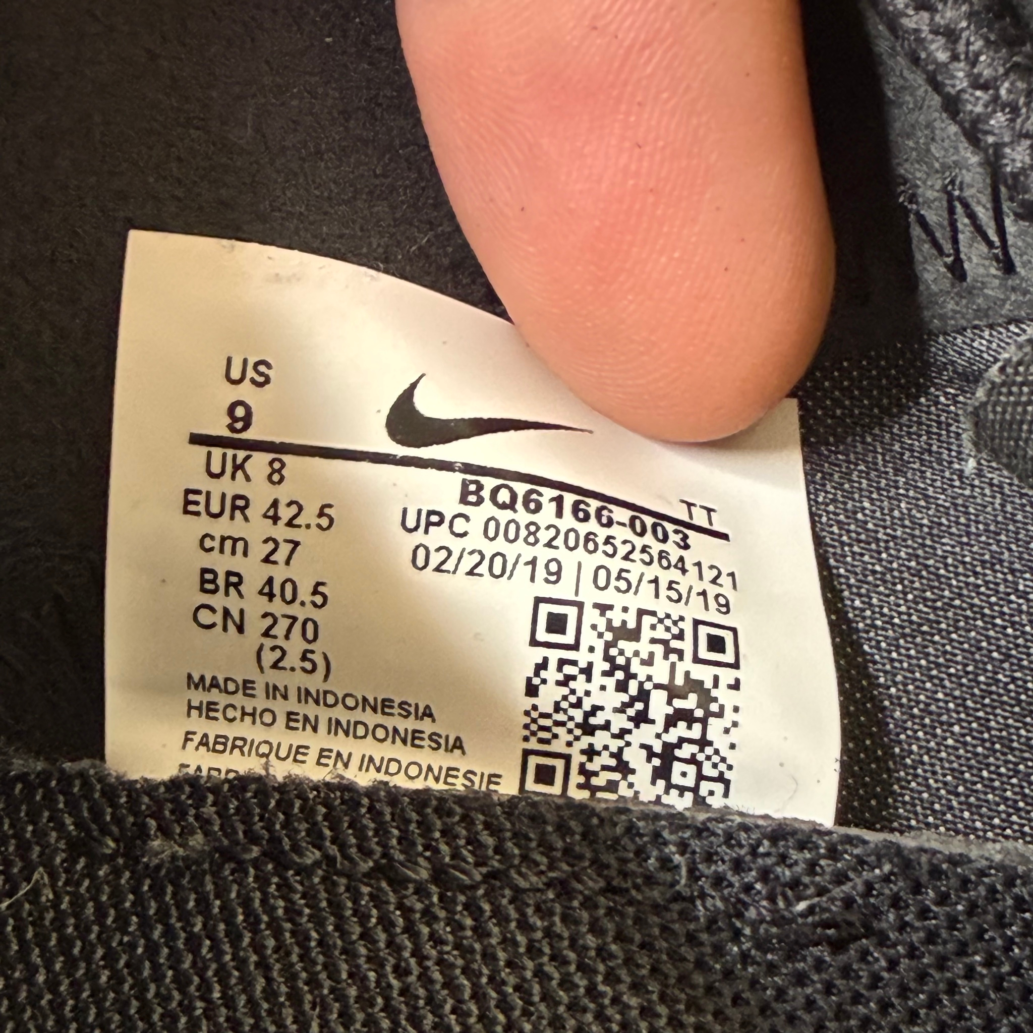 Nike React Element 55 Black White, миниатюра 7