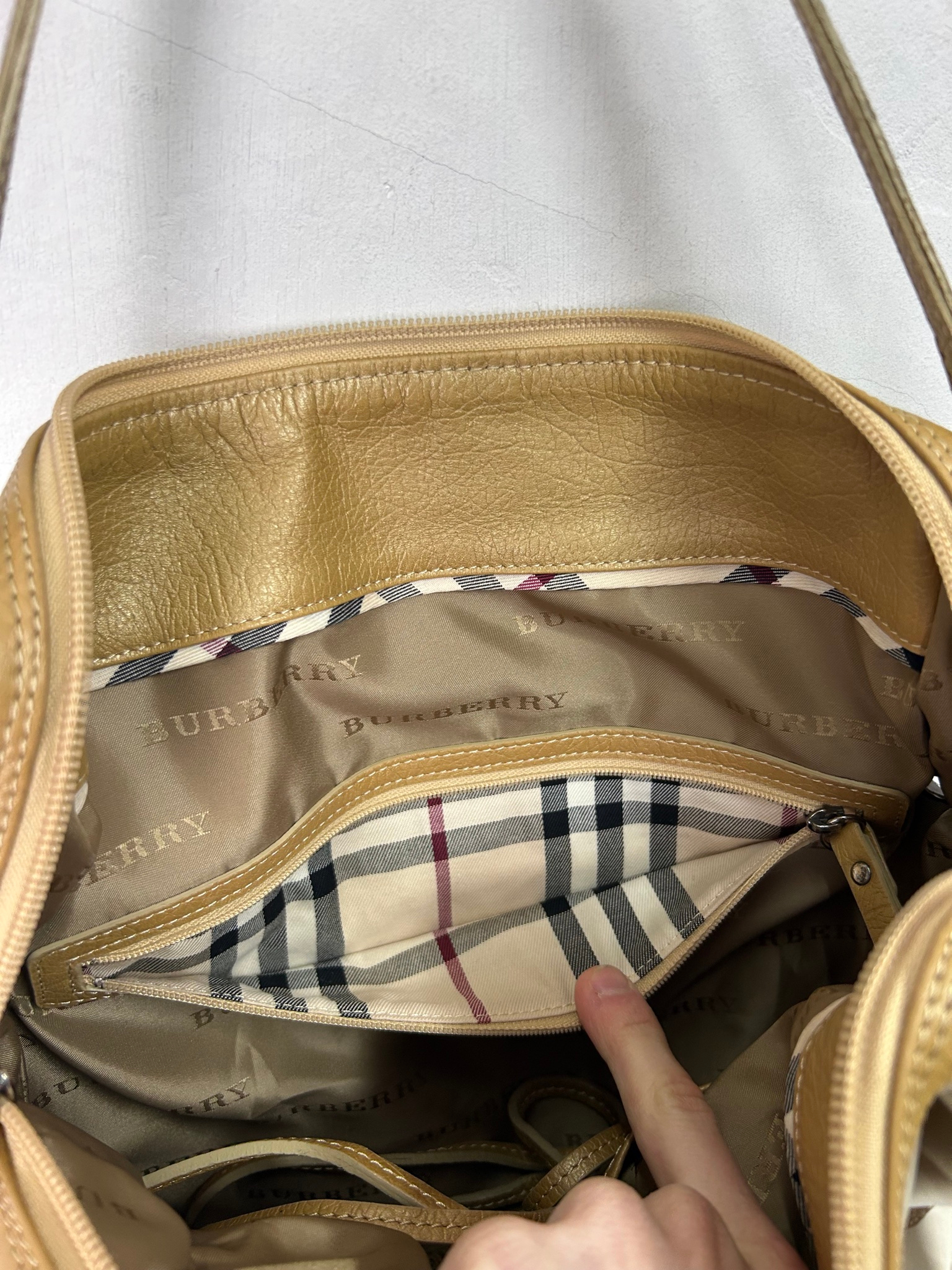 Burberry Nylon Beige Bag, миниатюра 10