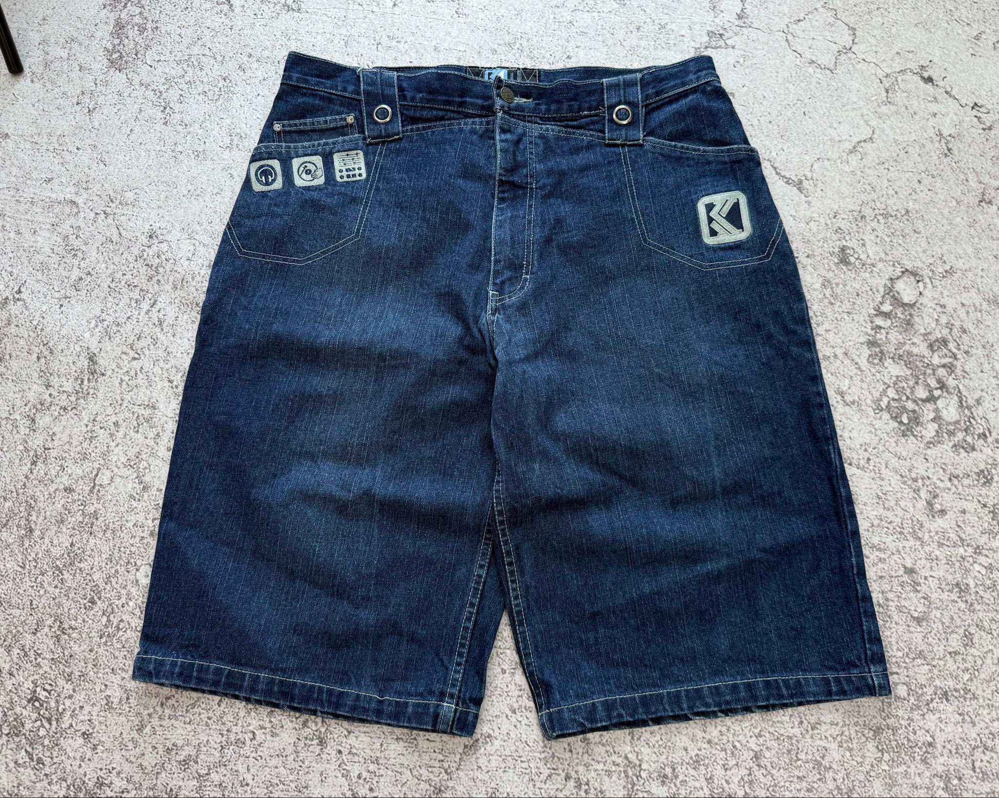 Karl Kani Vintage Rap Denim Shorts, миниатюра 2