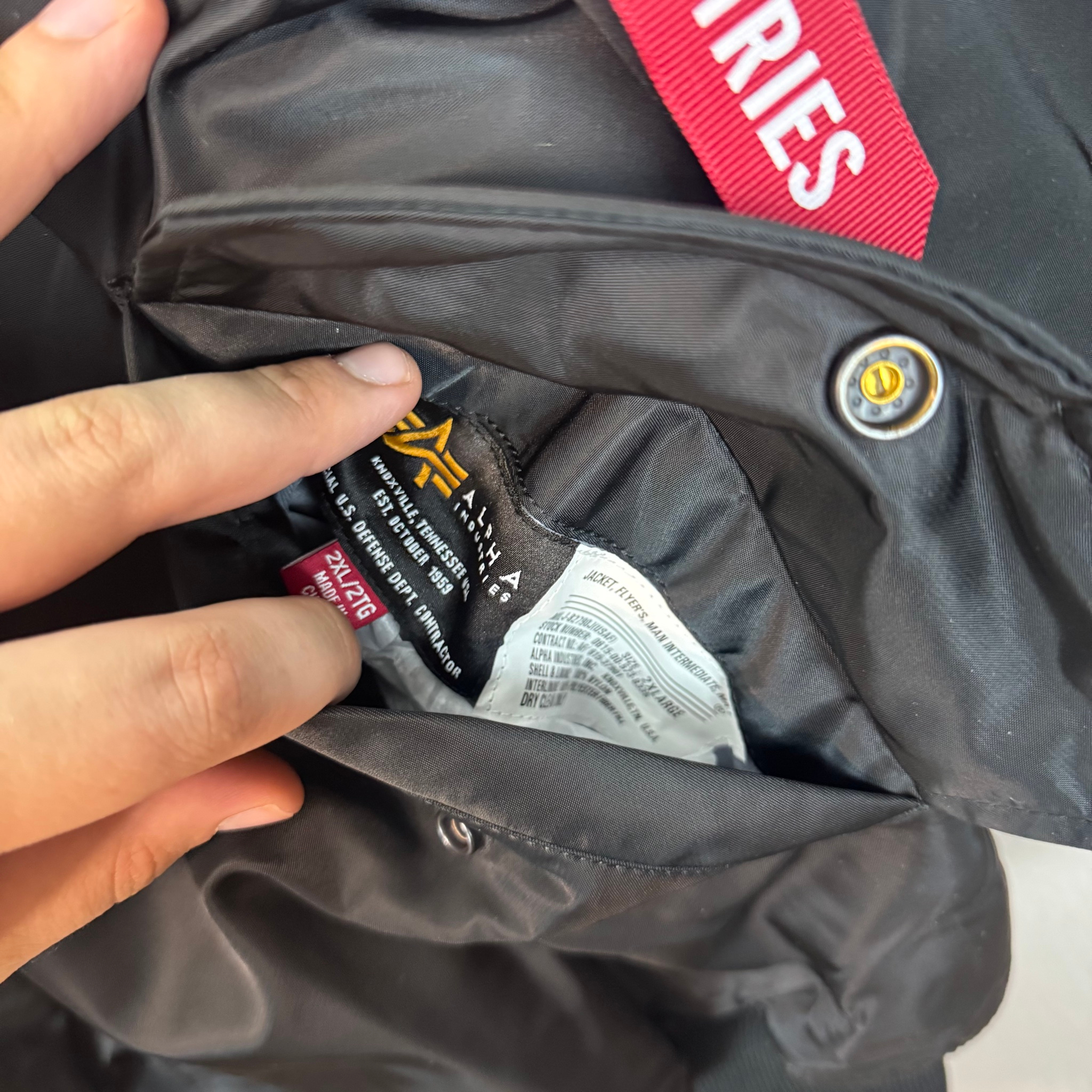 Alpha Industries Bomber Logo Patch, миниатюра 7