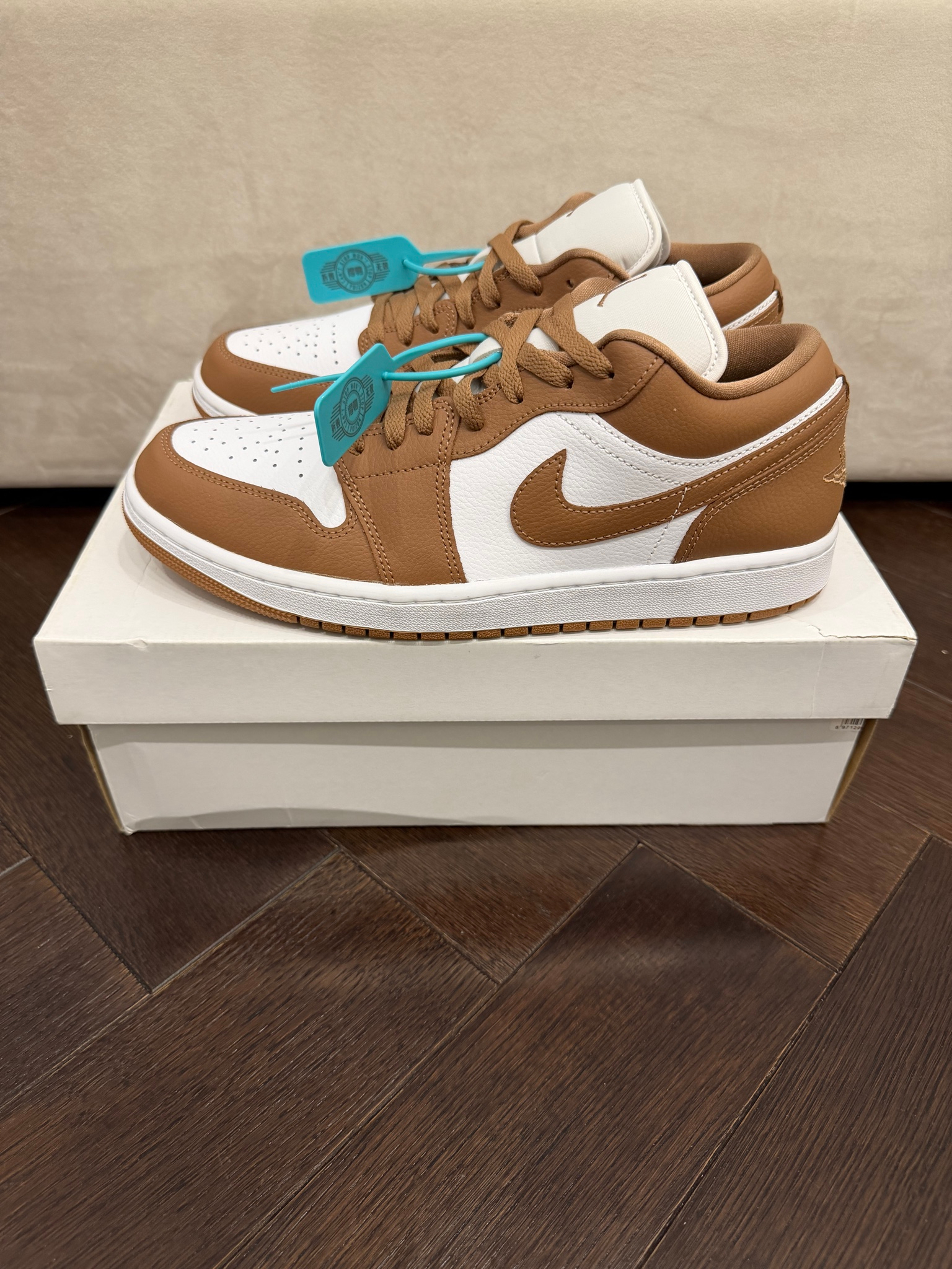 Nike x Air Jordan 1 Low Archeo Brown, миниатюра 1