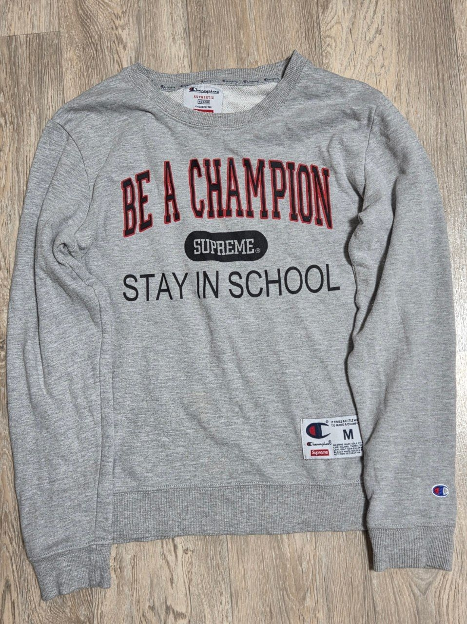 Supreme x Champion Stay In School, миниатюра 1