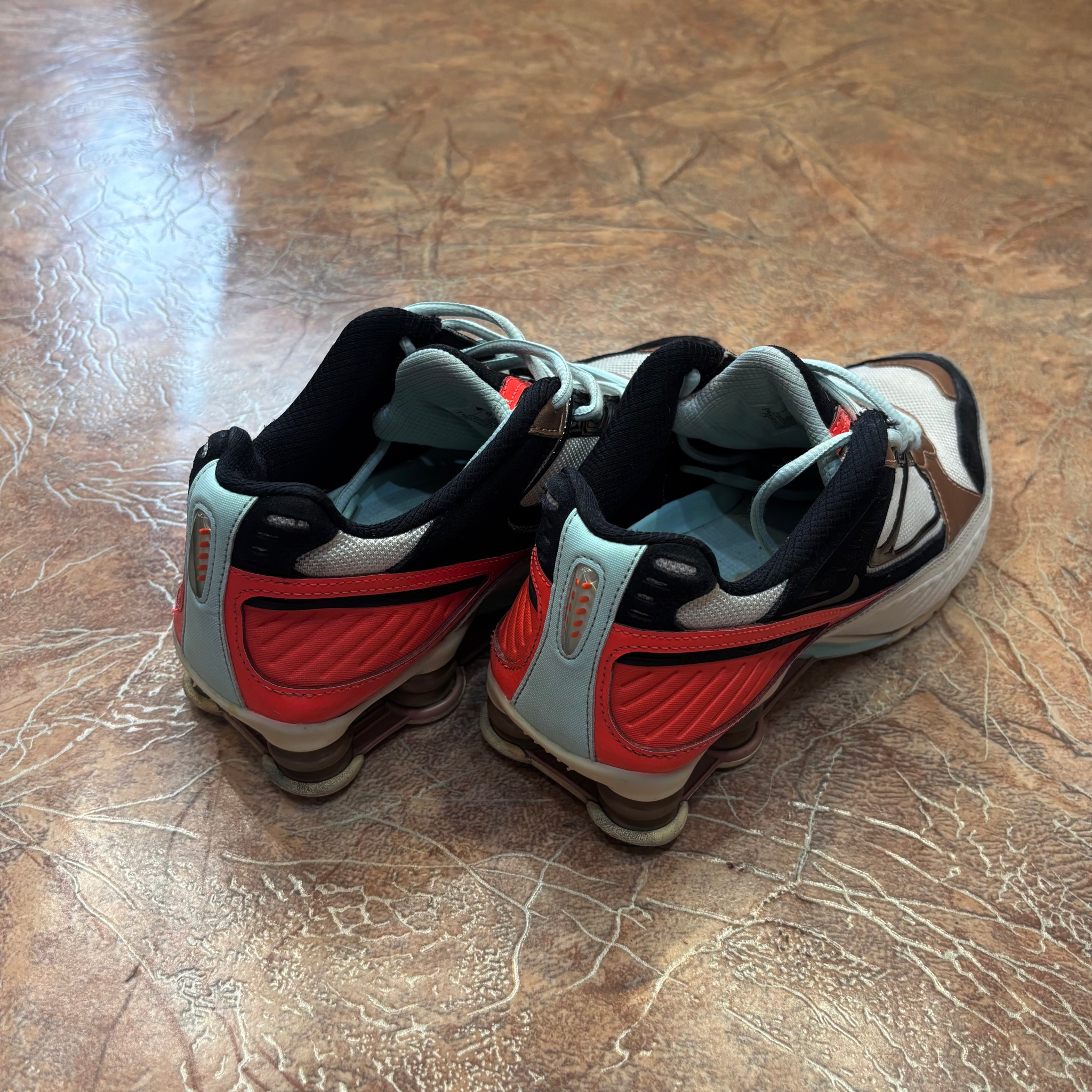 Nike Shox Enigma Sail Metallic Red Bronze, миниатюра 2