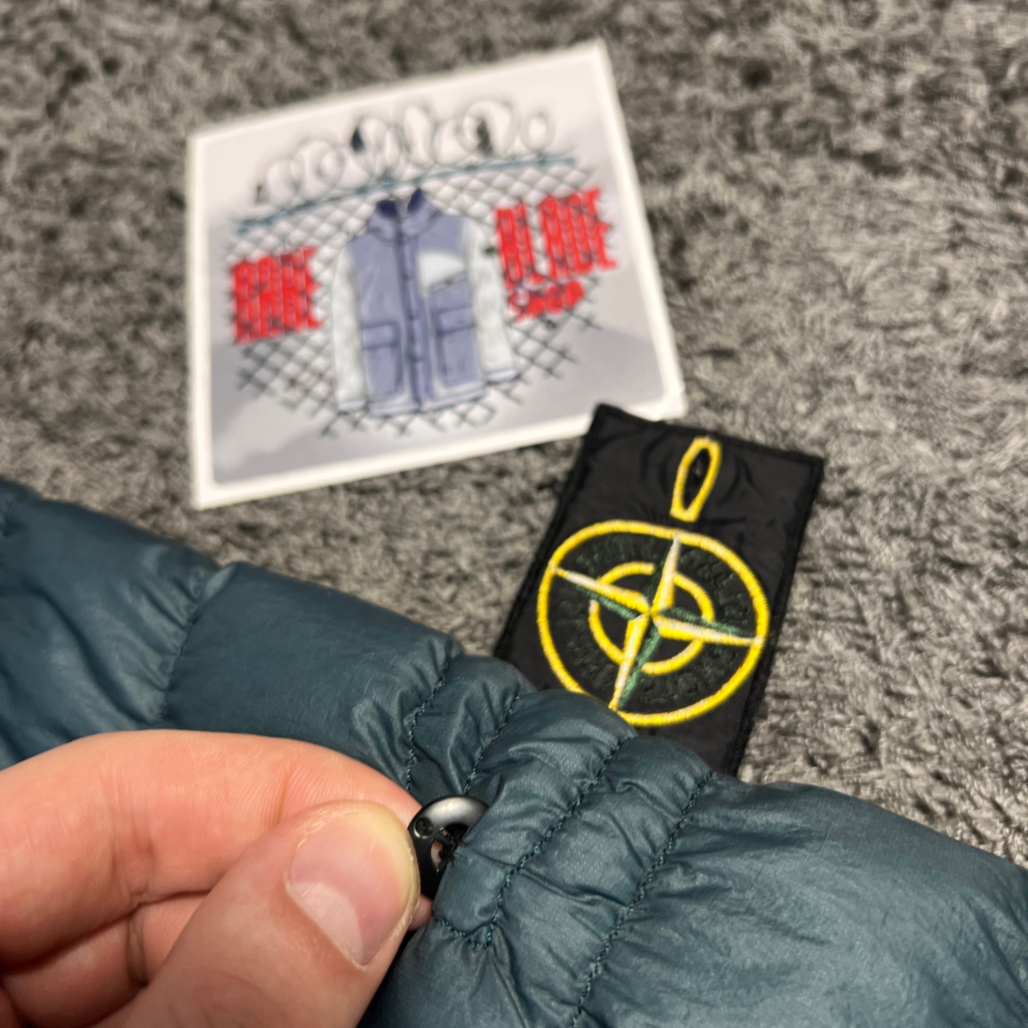 Stone Island Garment Dyed Micro Yarn Down Jacket, миниатюра 9