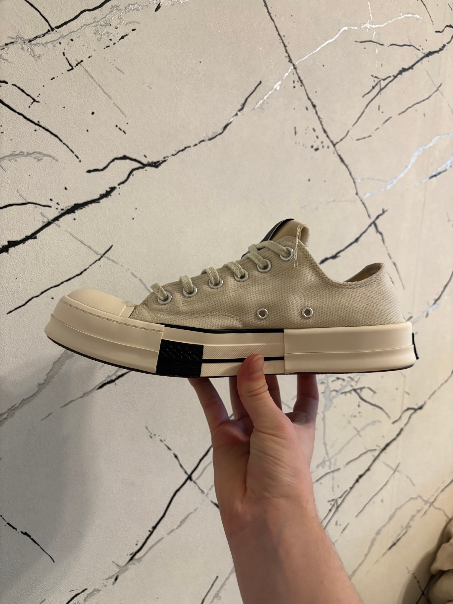 Rick owens x Converse drkshdw low, миниатюра 9