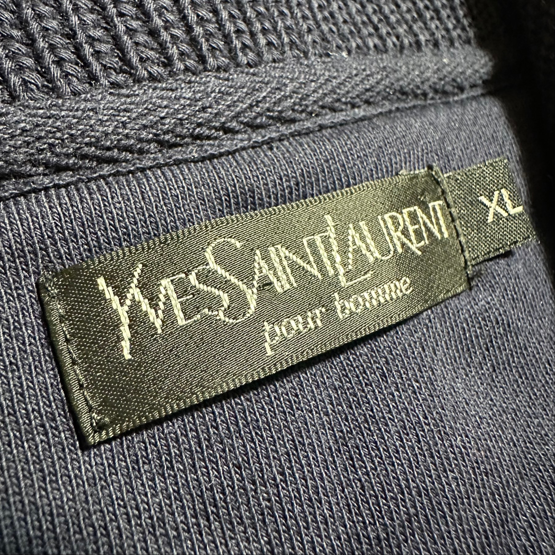 Yves Saint Laurent 1/4 Zip Sweat Ysl Vintage, миниатюра 7