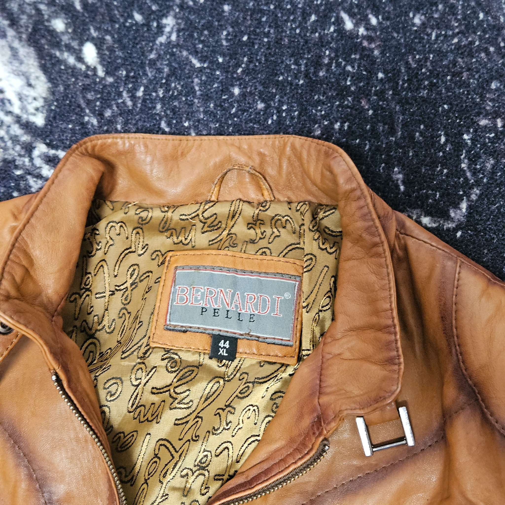 Bernardi Pelle Crop Leather Jacket, миниатюра 4