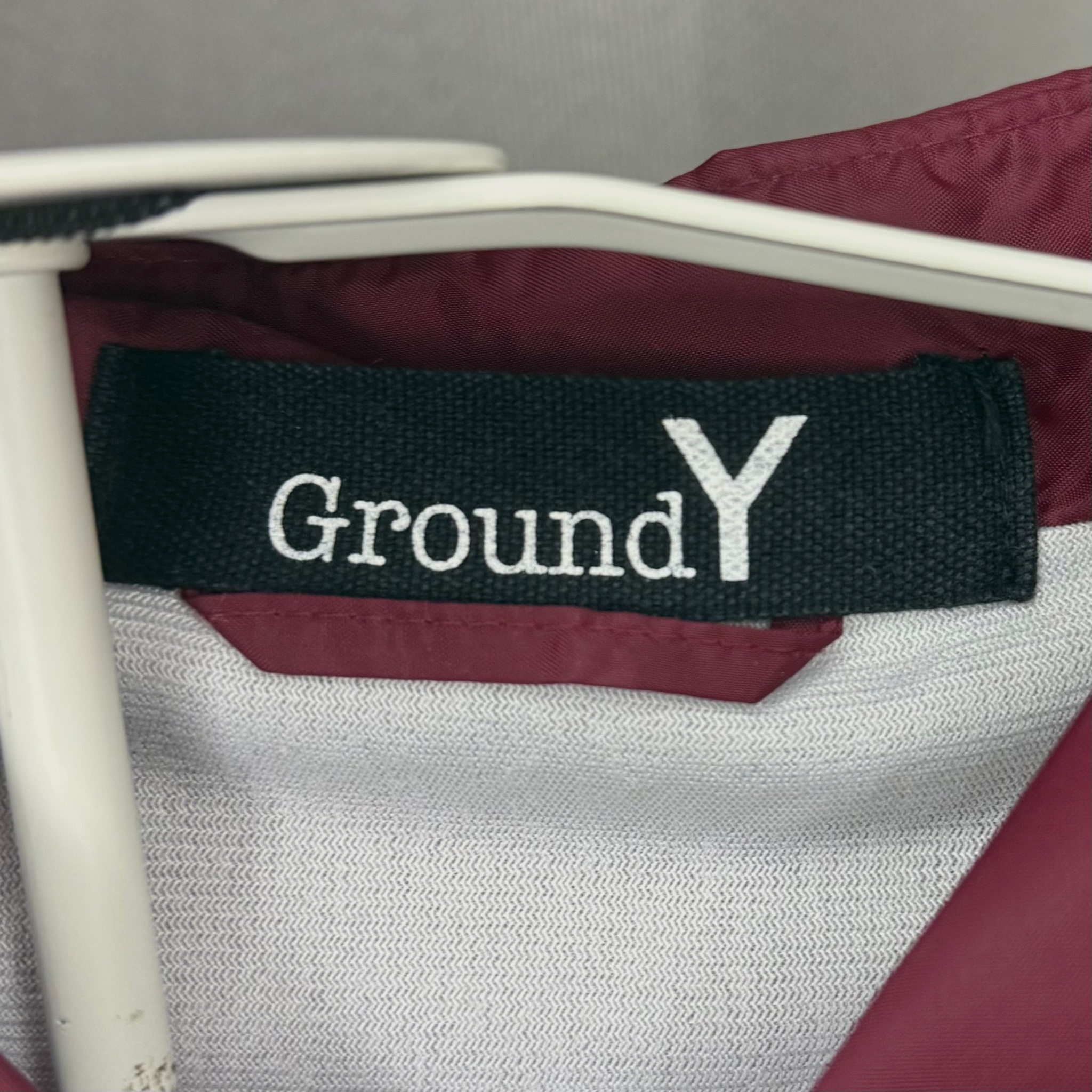 Yohji Yamamoto Ground Y Куртка бордовая, миниатюра 3