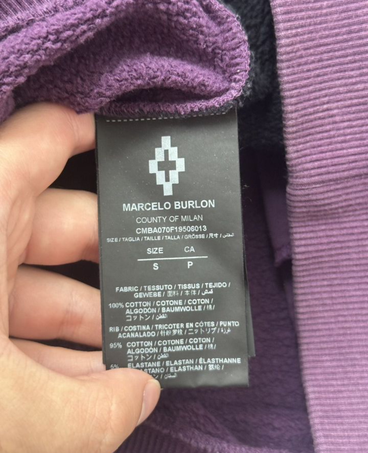 Marcelo Burlon Свитшот, миниатюра 6