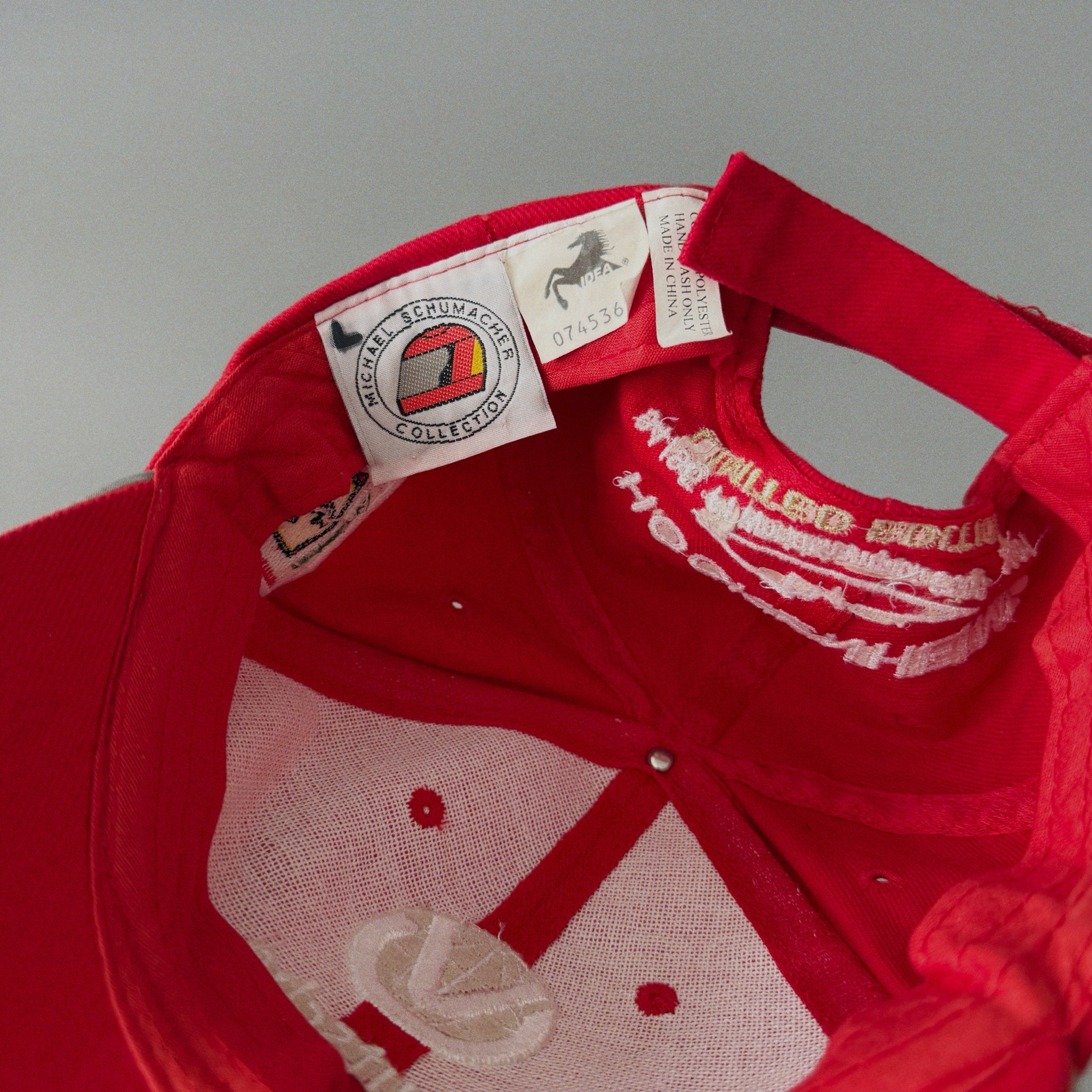 Michael Schumacher x Ferrari x Formula 1 2000s Vintage Official Cap, миниатюра 4