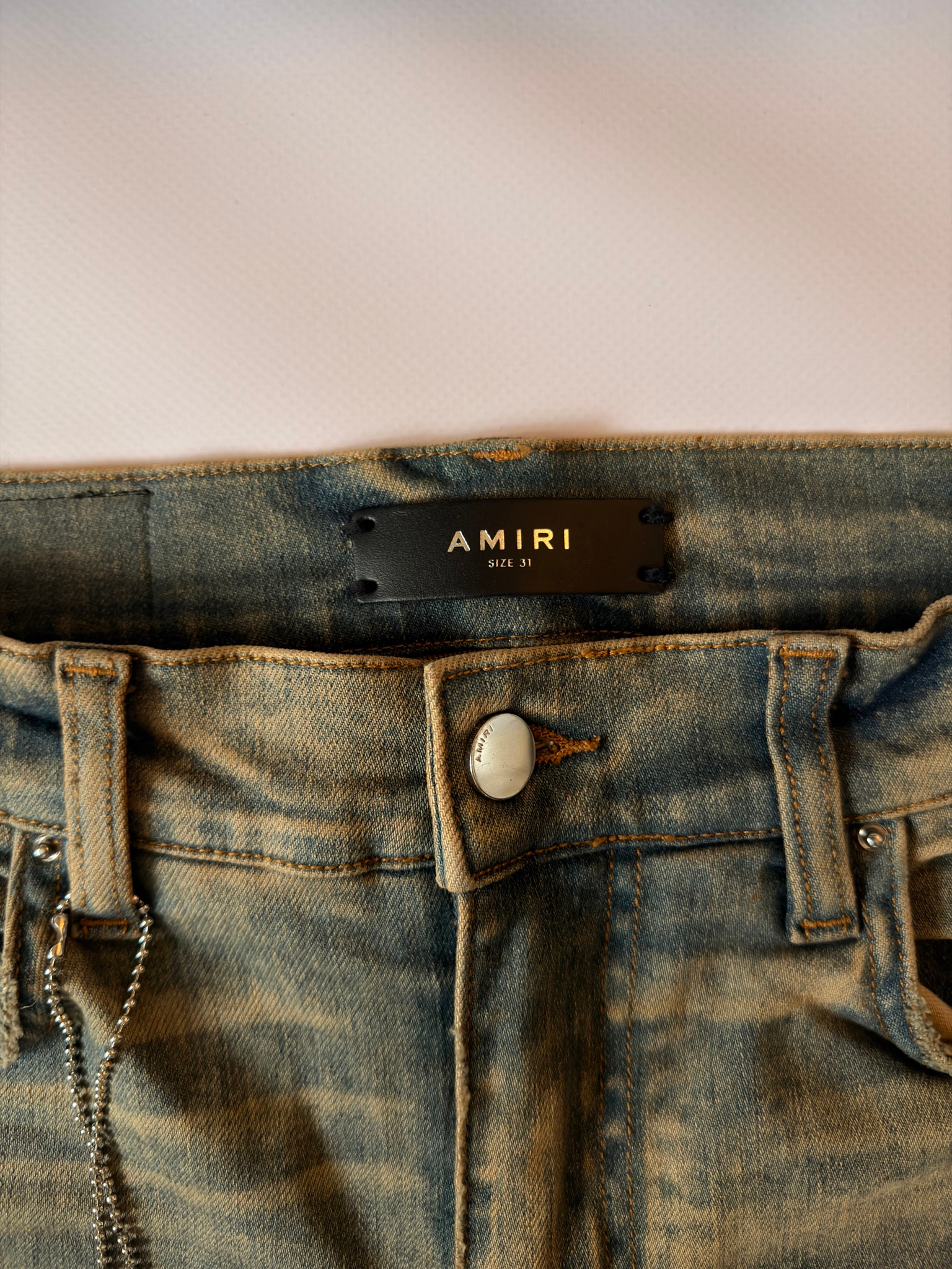 Amiri Mx1 Black/Red Bandana Dirty Indigo, миниатюра 3