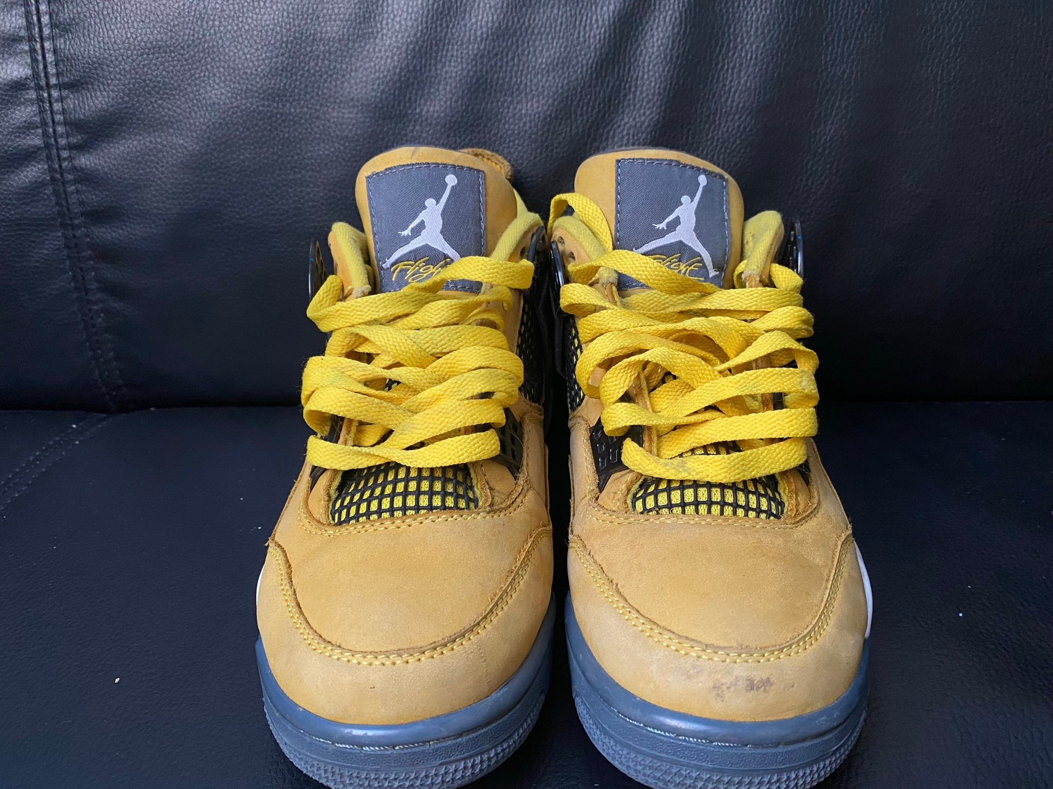 Air Jordan 4 Retro Tour Yellow, миниатюра 1