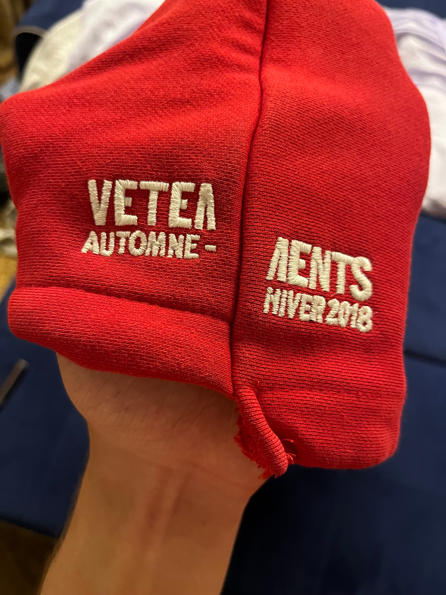 Vetements Antwerpen Split Hoodie SW18, миниатюра 4
